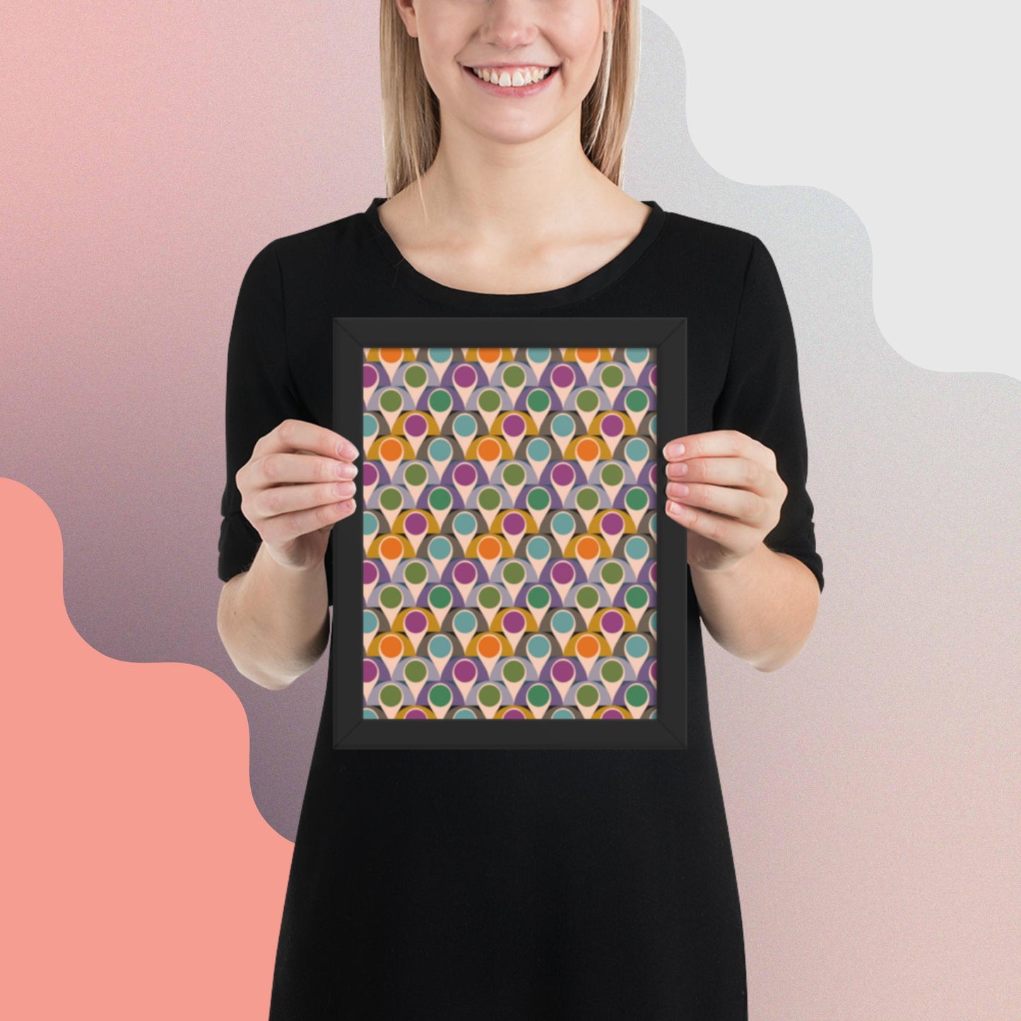 Pattern Art Framed Poster 99