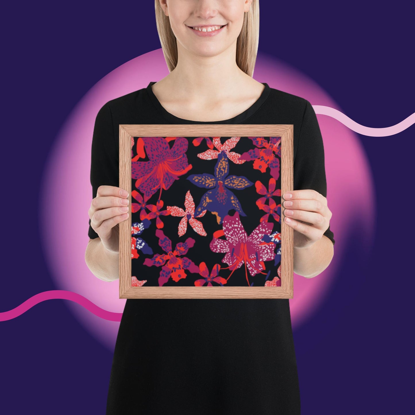 Pattern Art Framed Poster 98