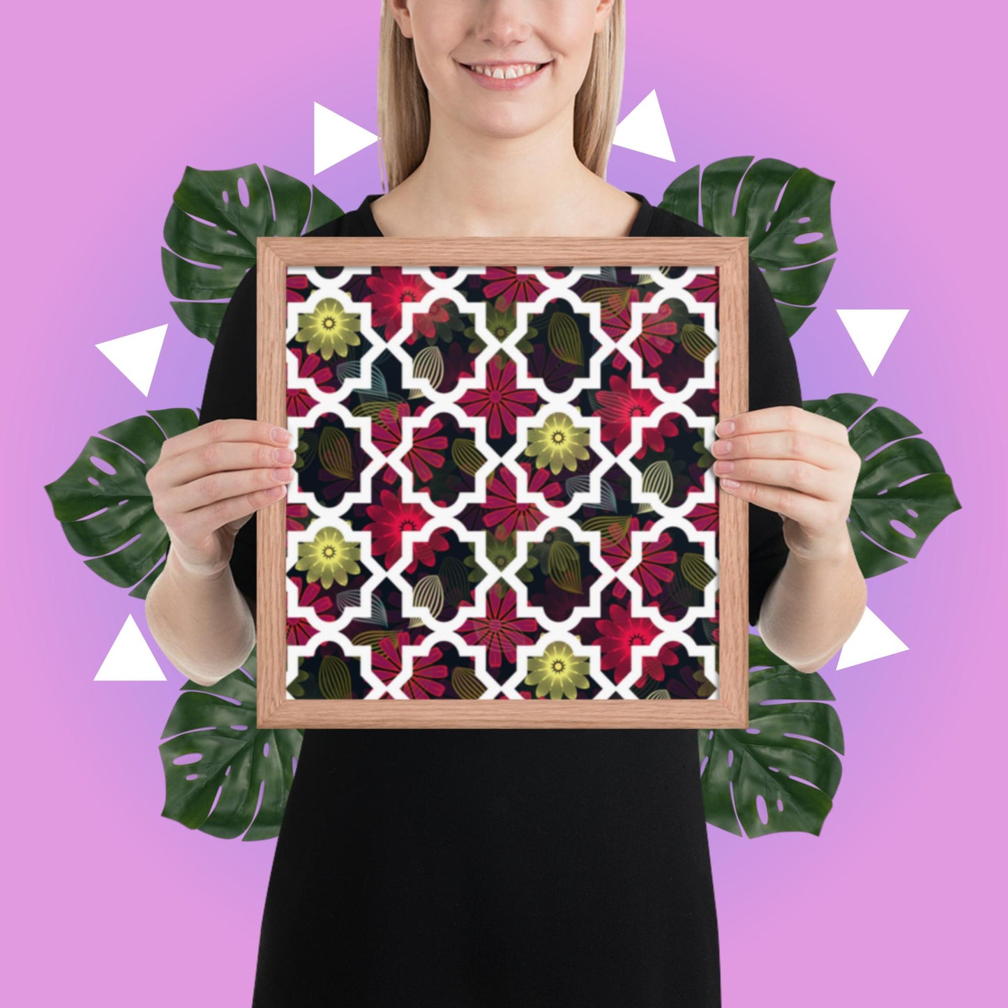Pattern Art Framed Poster 15