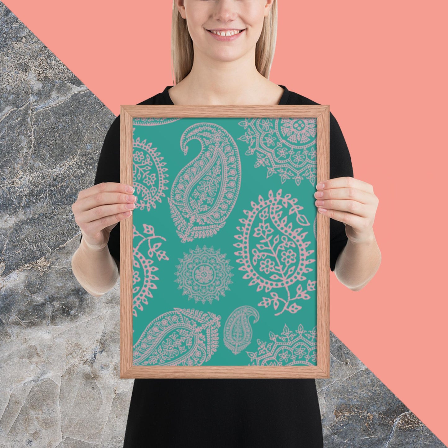 Pattern Art Framed Poster 1