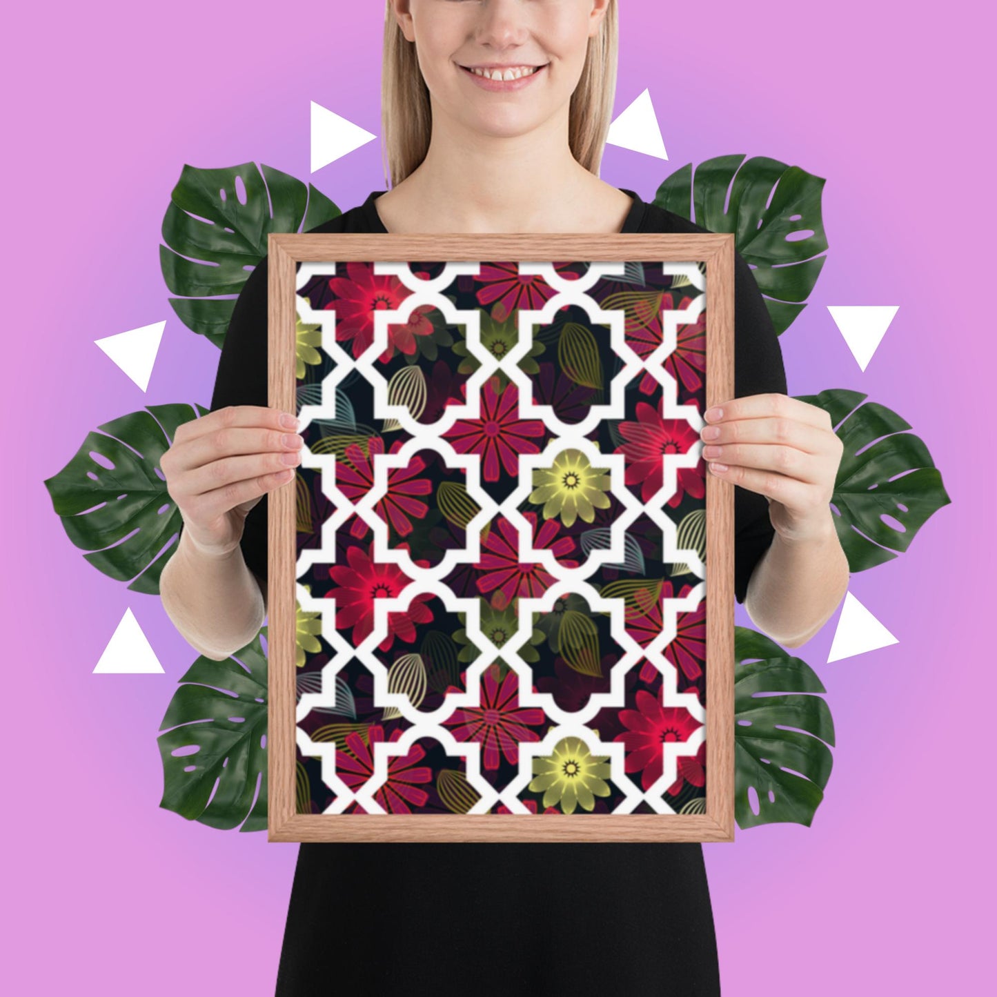Pattern Art Framed Poster 15