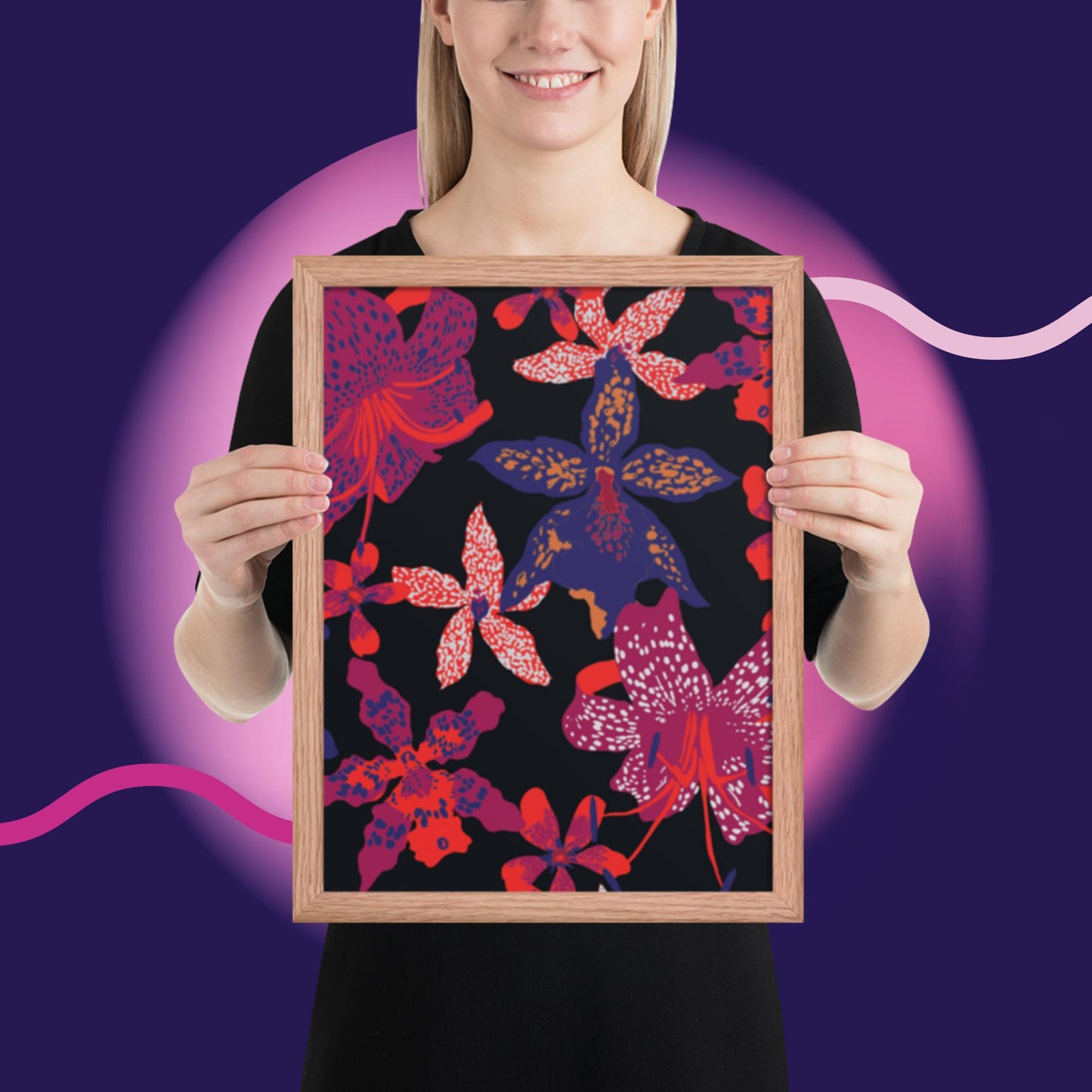 Pattern Art Framed Poster 98