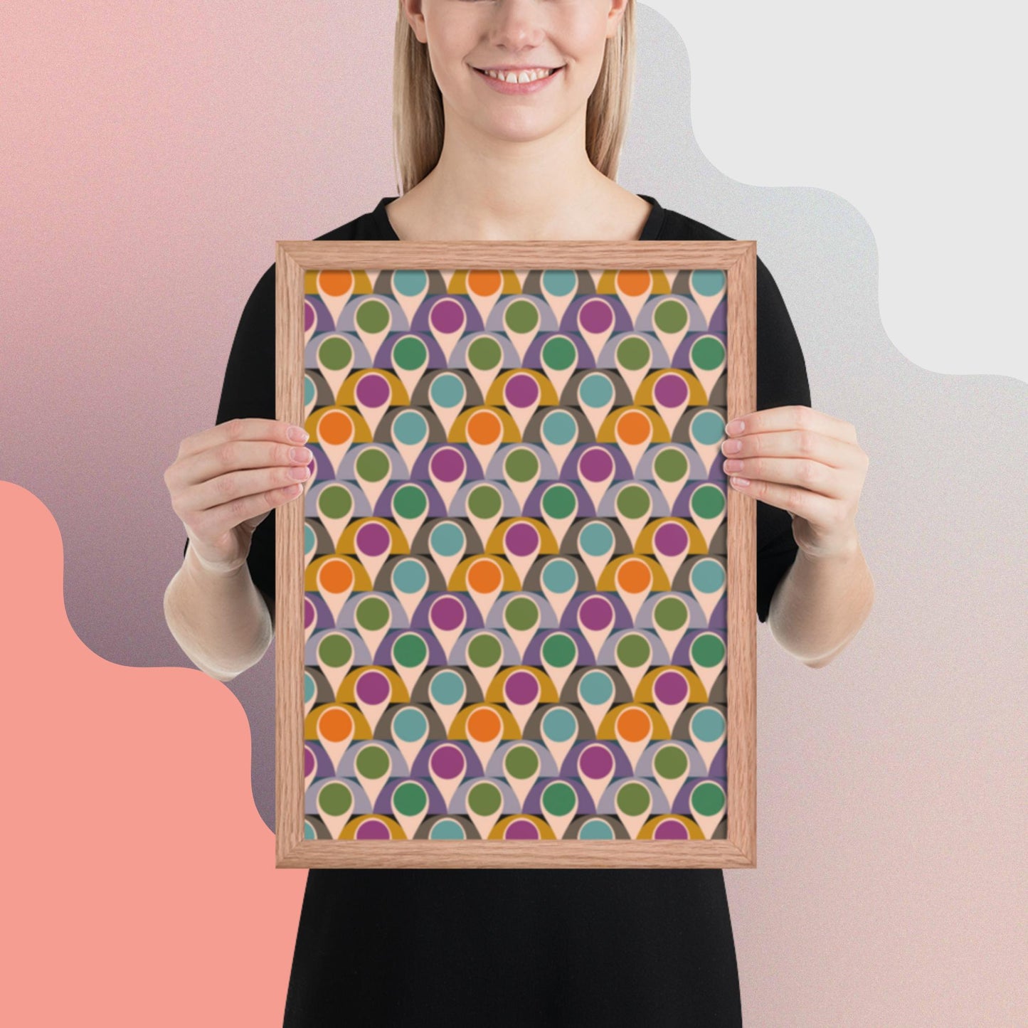 Pattern Art Framed Poster 99