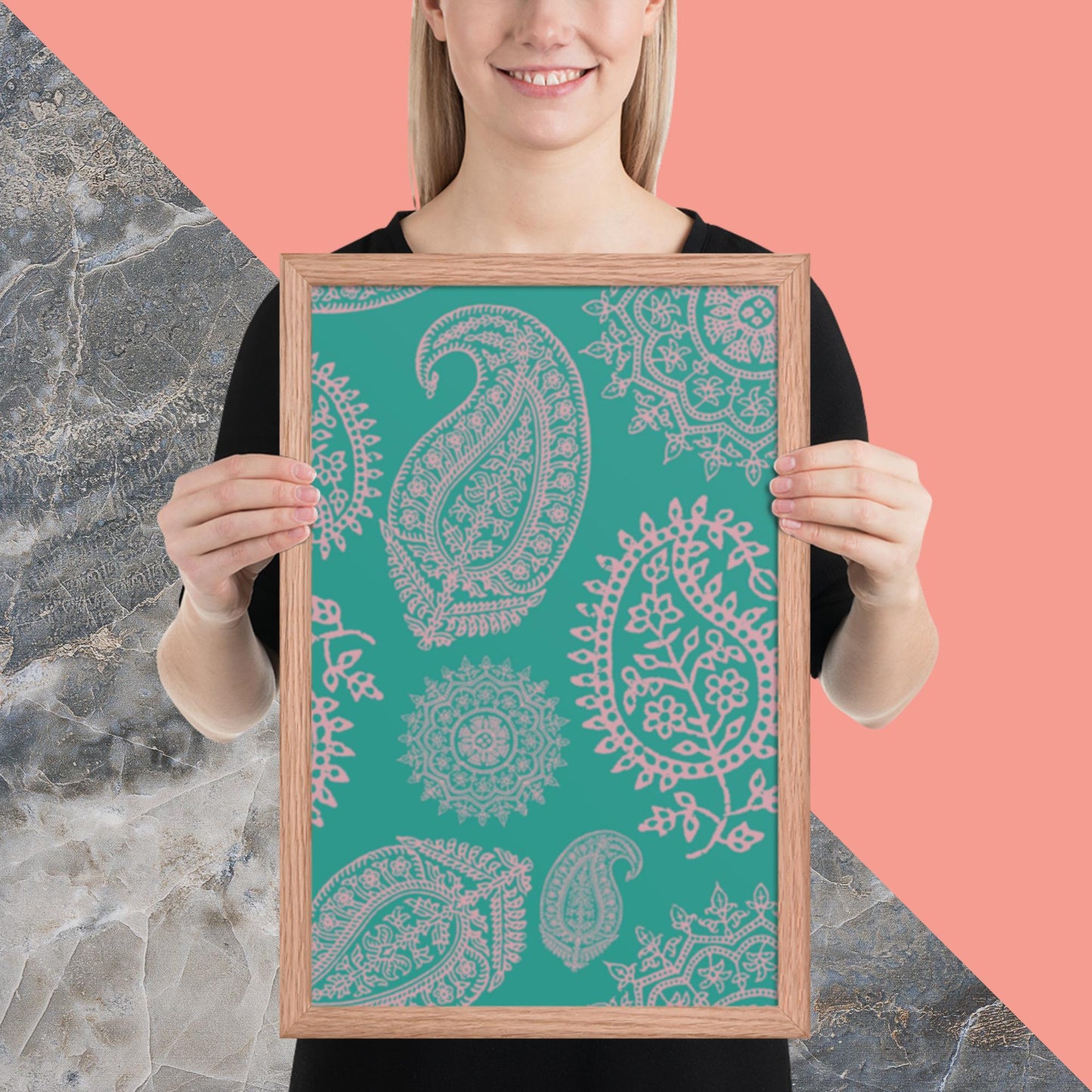 Pattern Art Framed Poster 1