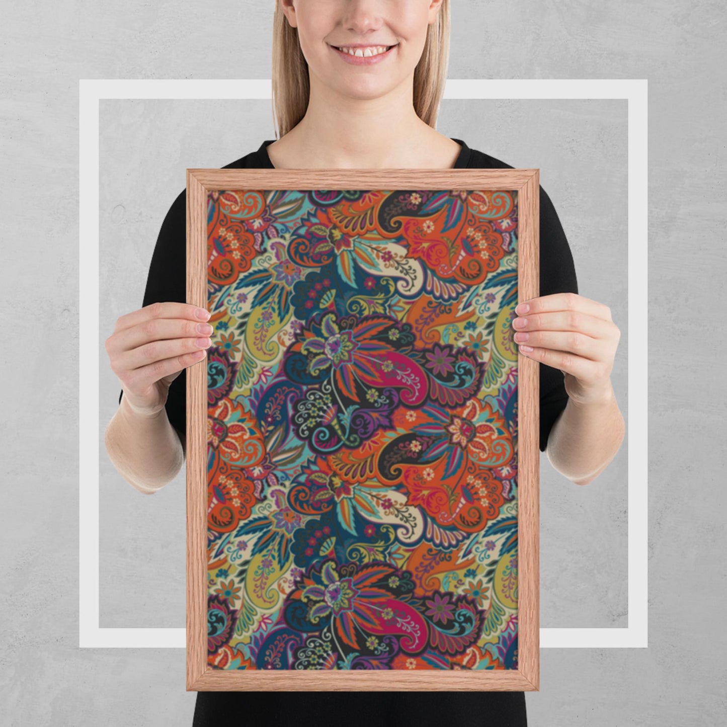Pattern Art Framed Poster 8