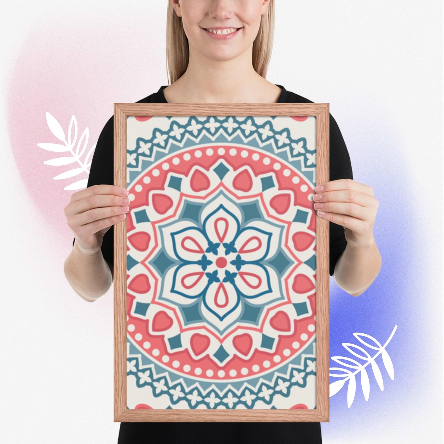 Pattern Art Framed Poster 34