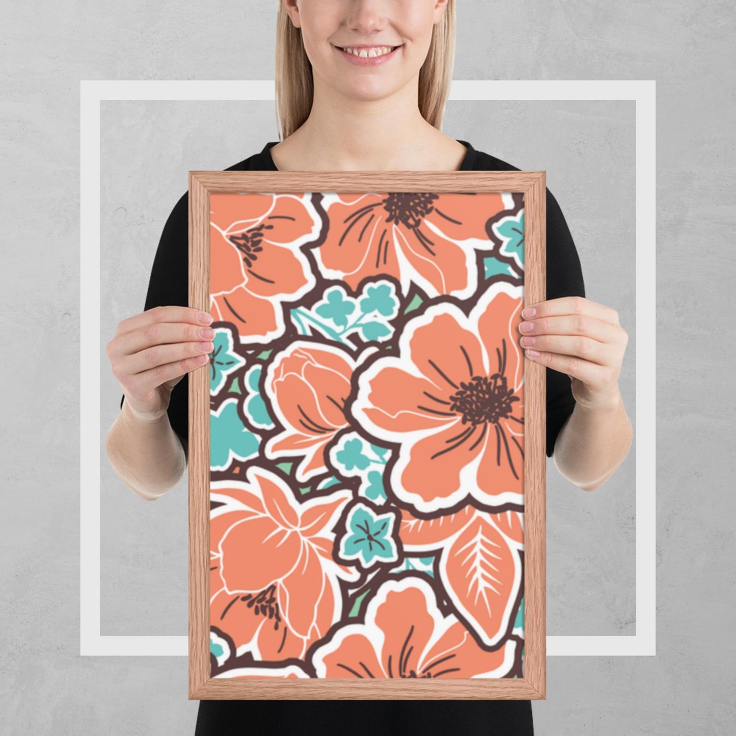 Pattern Art Framed Poster 37