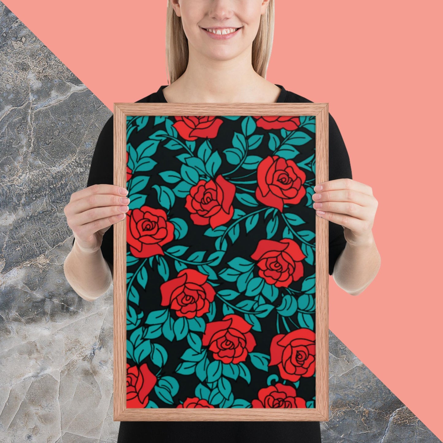 Pattern Art Framed Poster 49