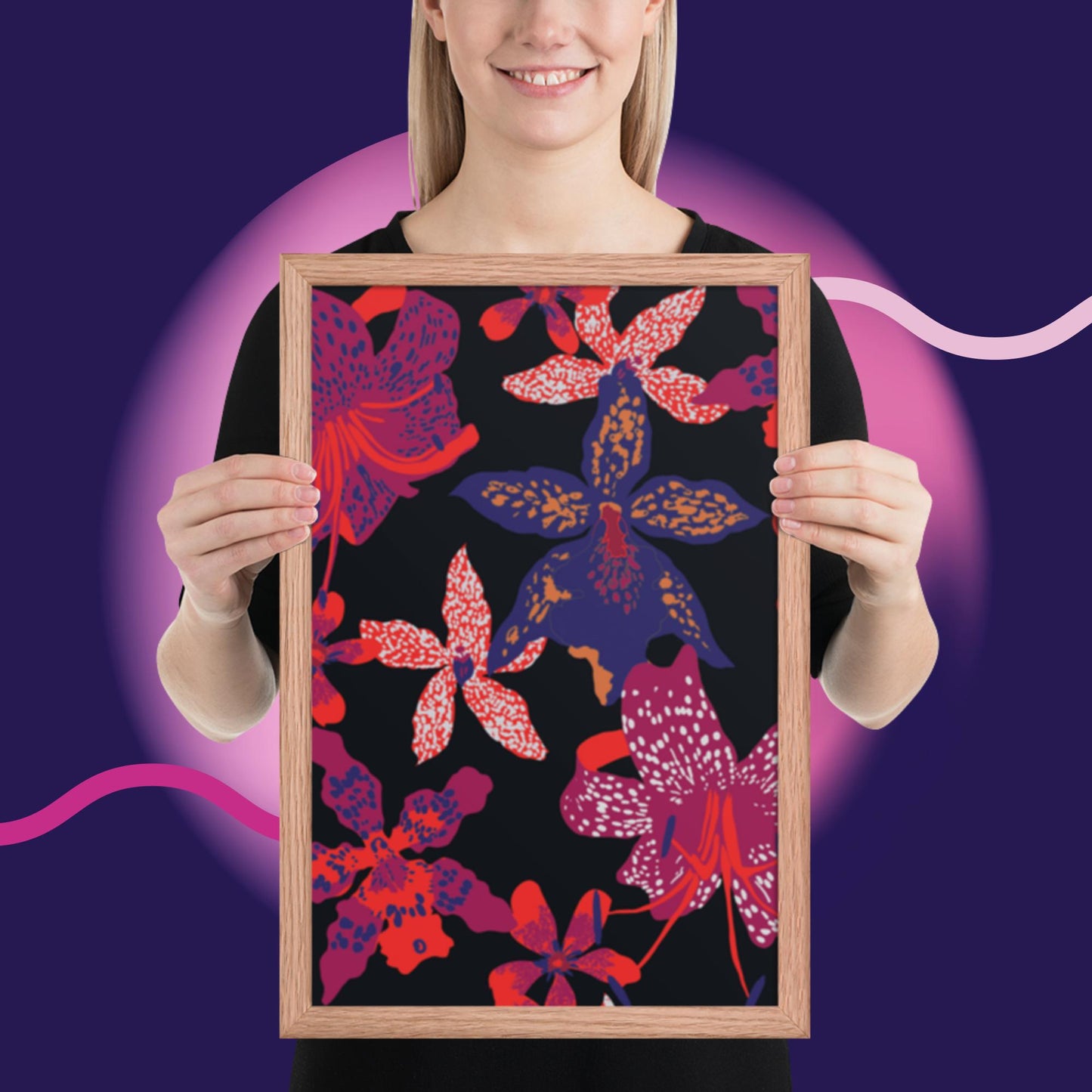 Pattern Art Framed Poster 98