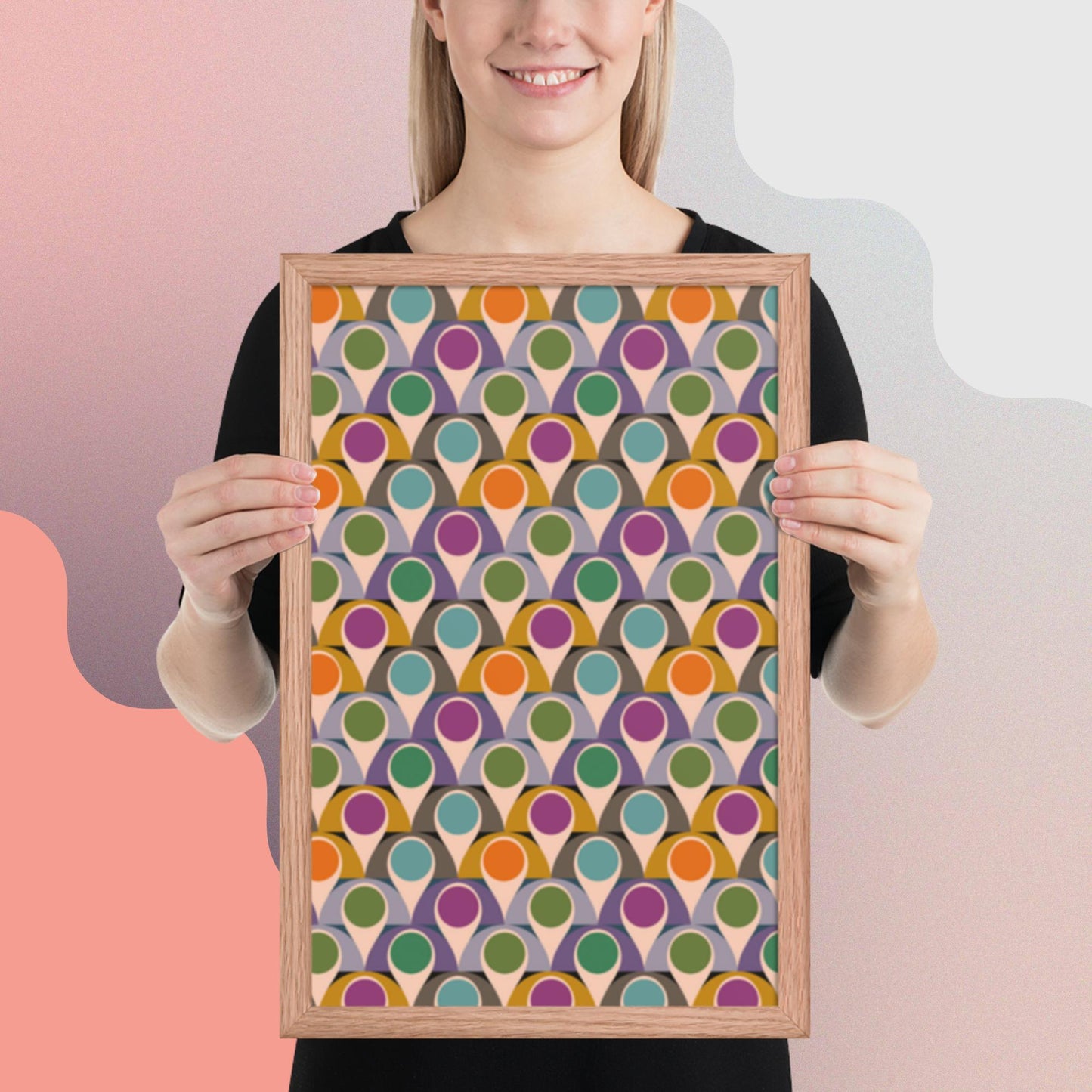 Pattern Art Framed Poster 99