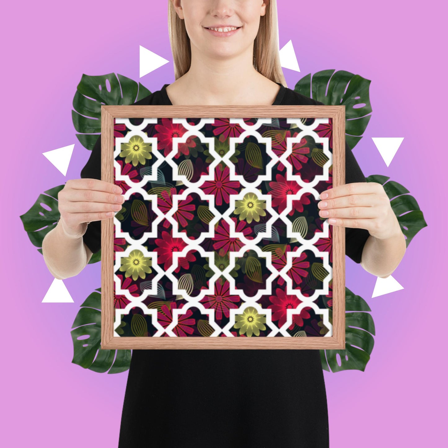Pattern Art Framed Poster 15