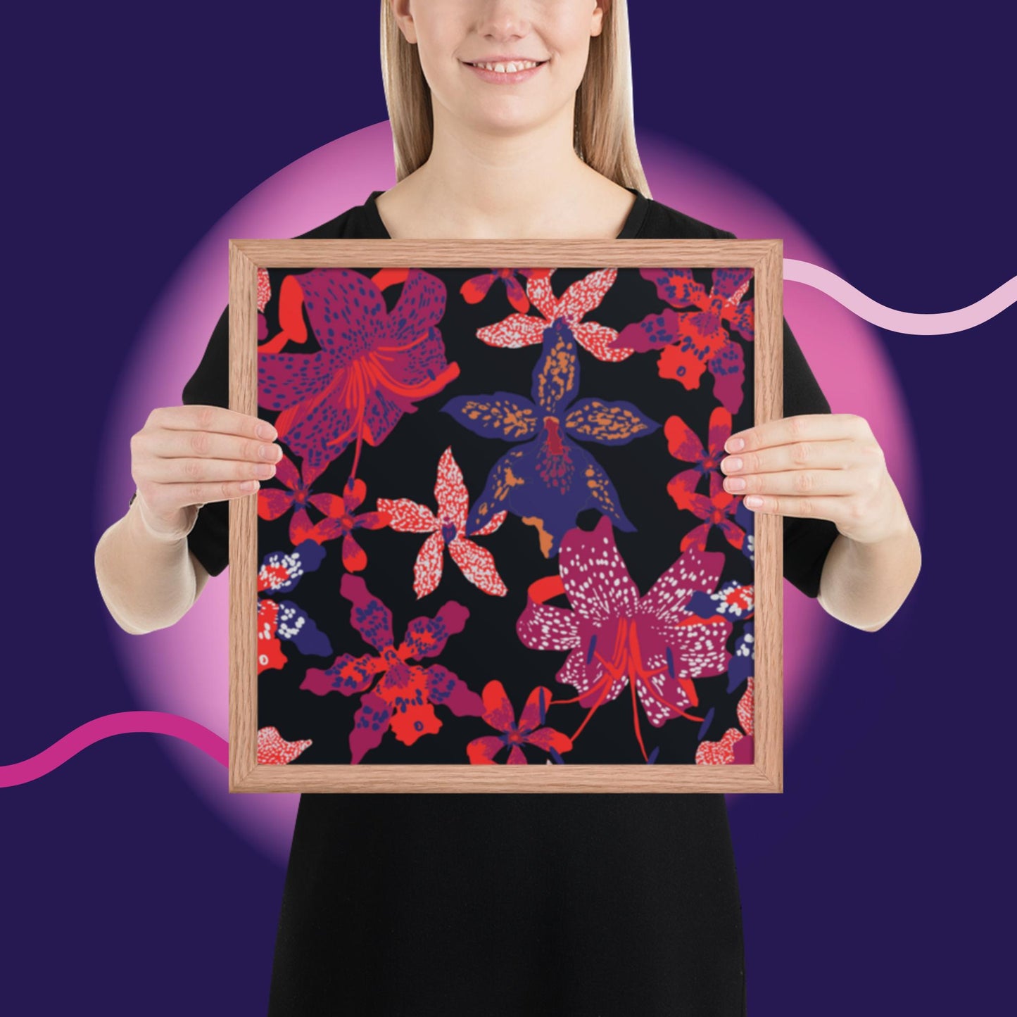 Pattern Art Framed Poster 98