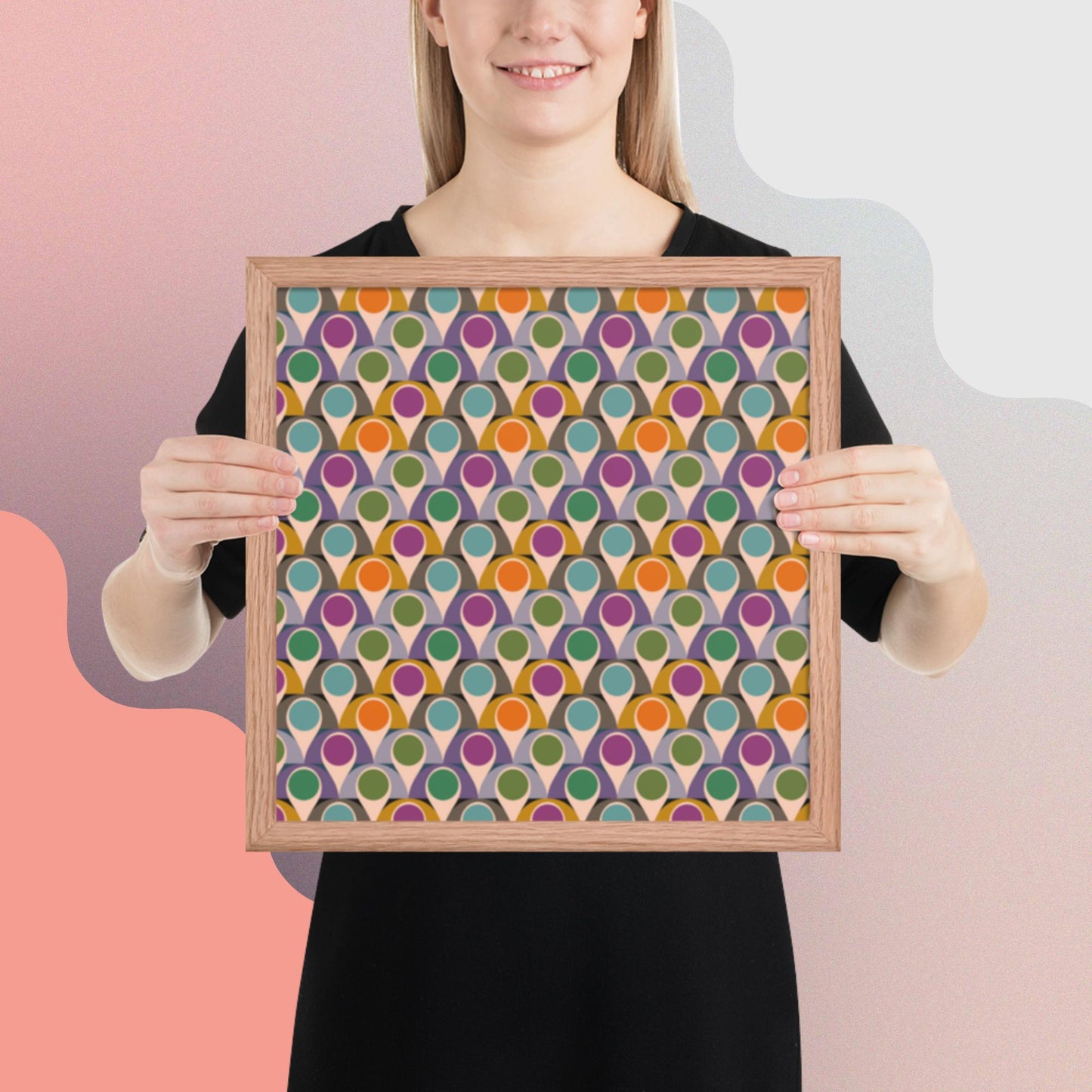 Pattern Art Framed Poster 99