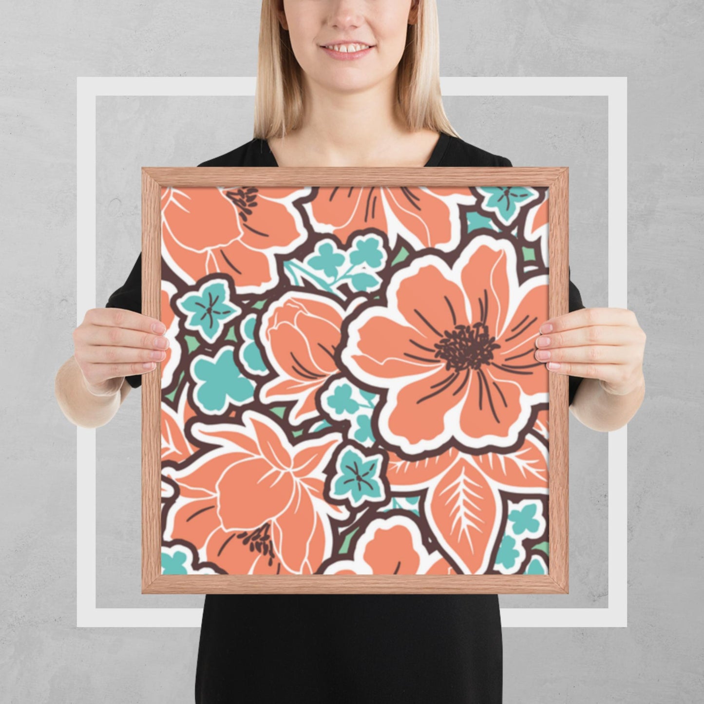 Pattern Art Framed Poster 37
