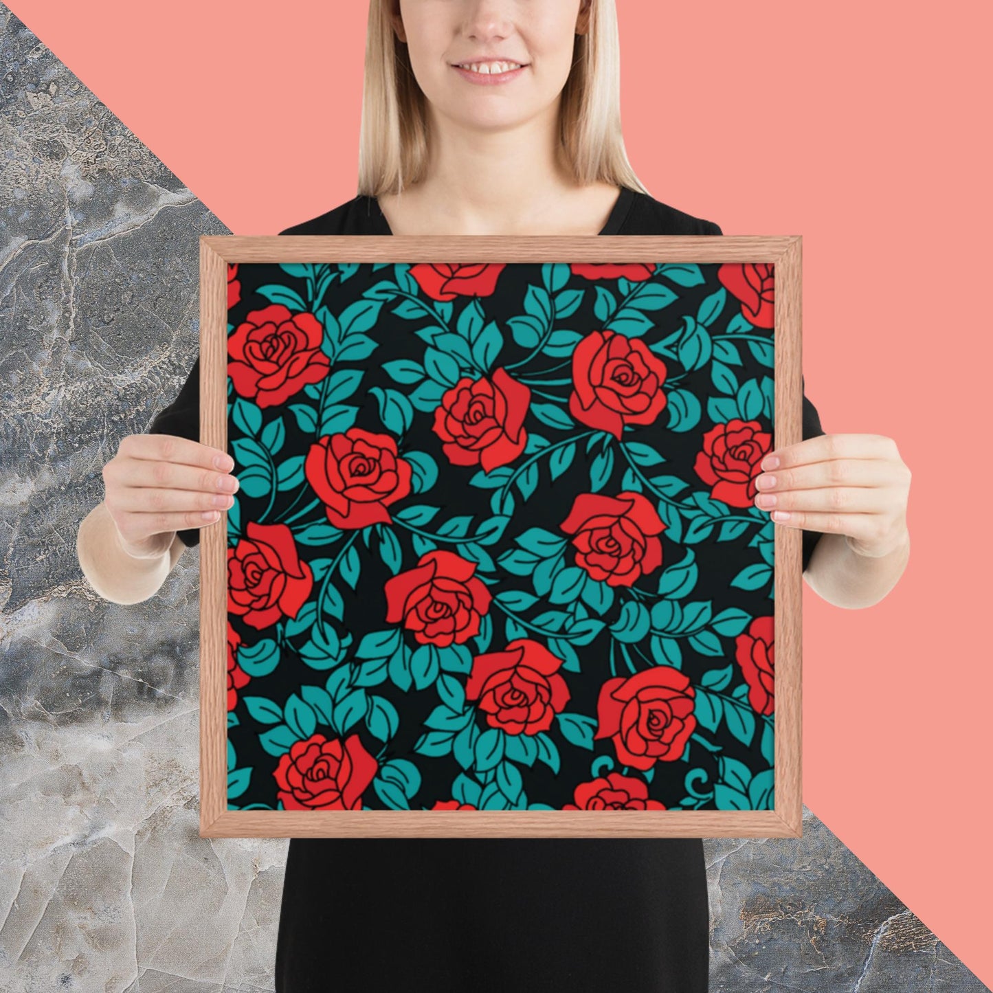 Pattern Art Framed Poster 49