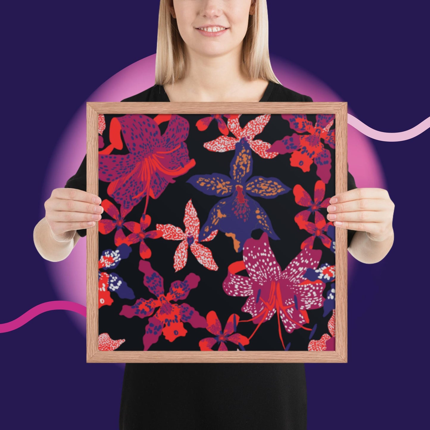 Pattern Art Framed Poster 98