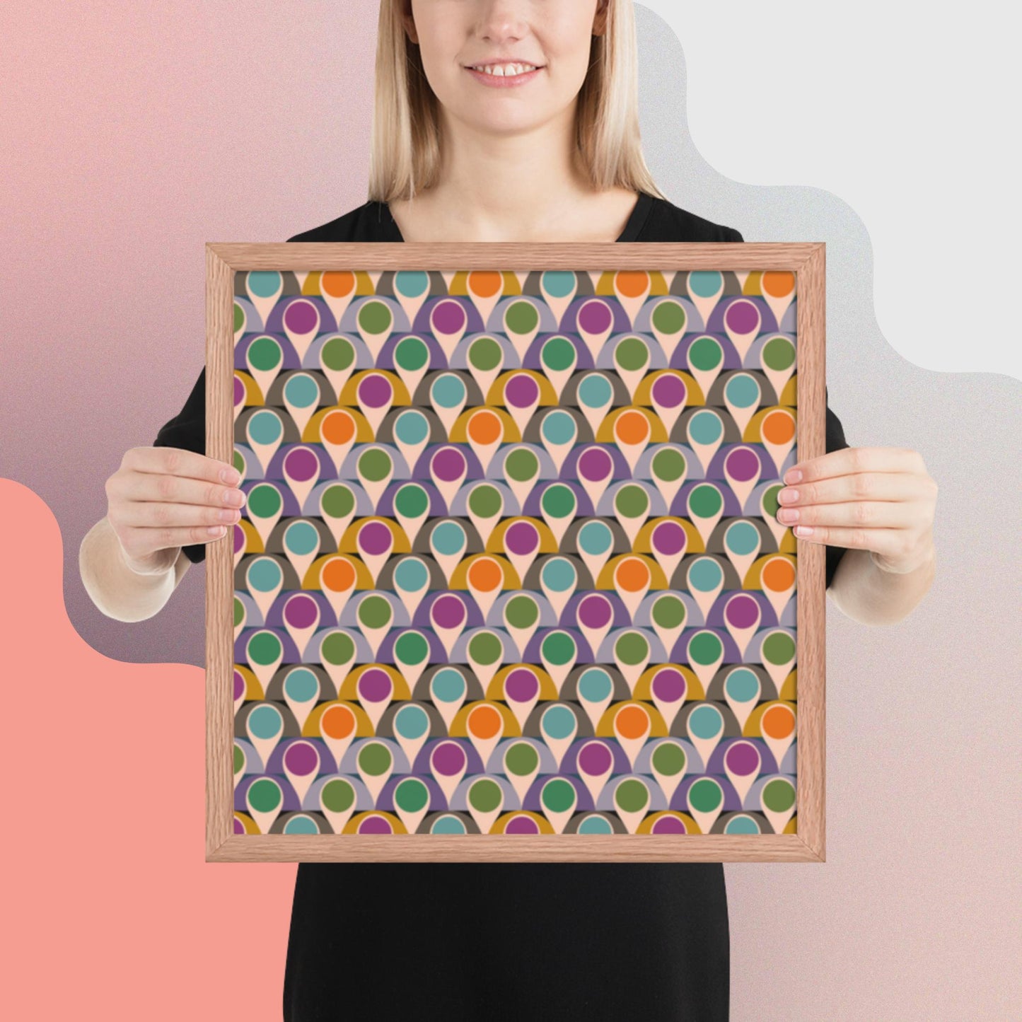 Pattern Art Framed Poster 99
