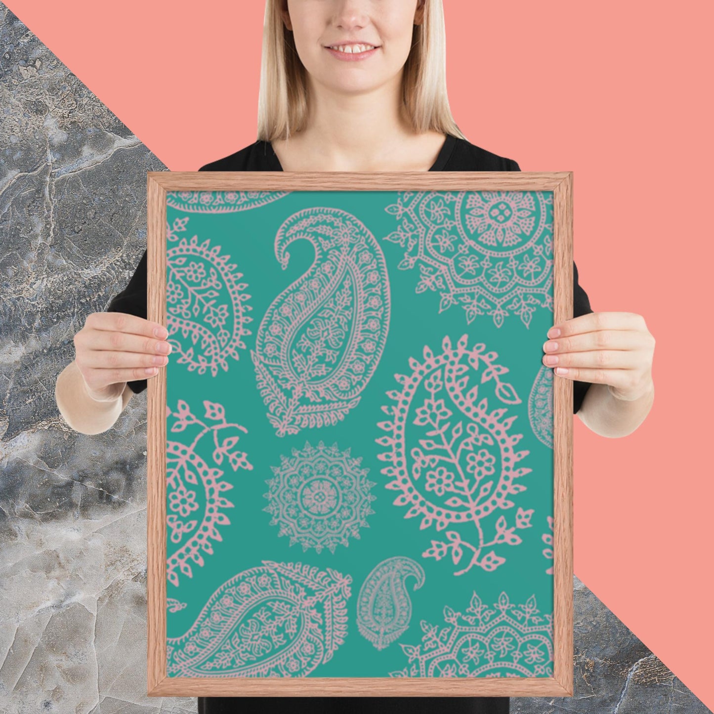 Pattern Art Framed Poster 1