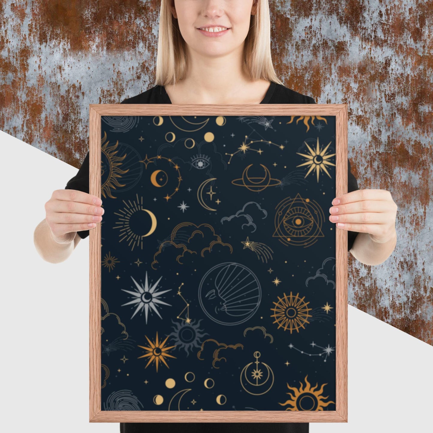 Pattern Art Framed Poster 19
