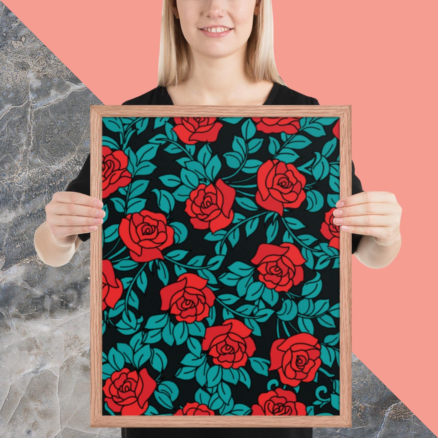Pattern Art Framed Poster 49