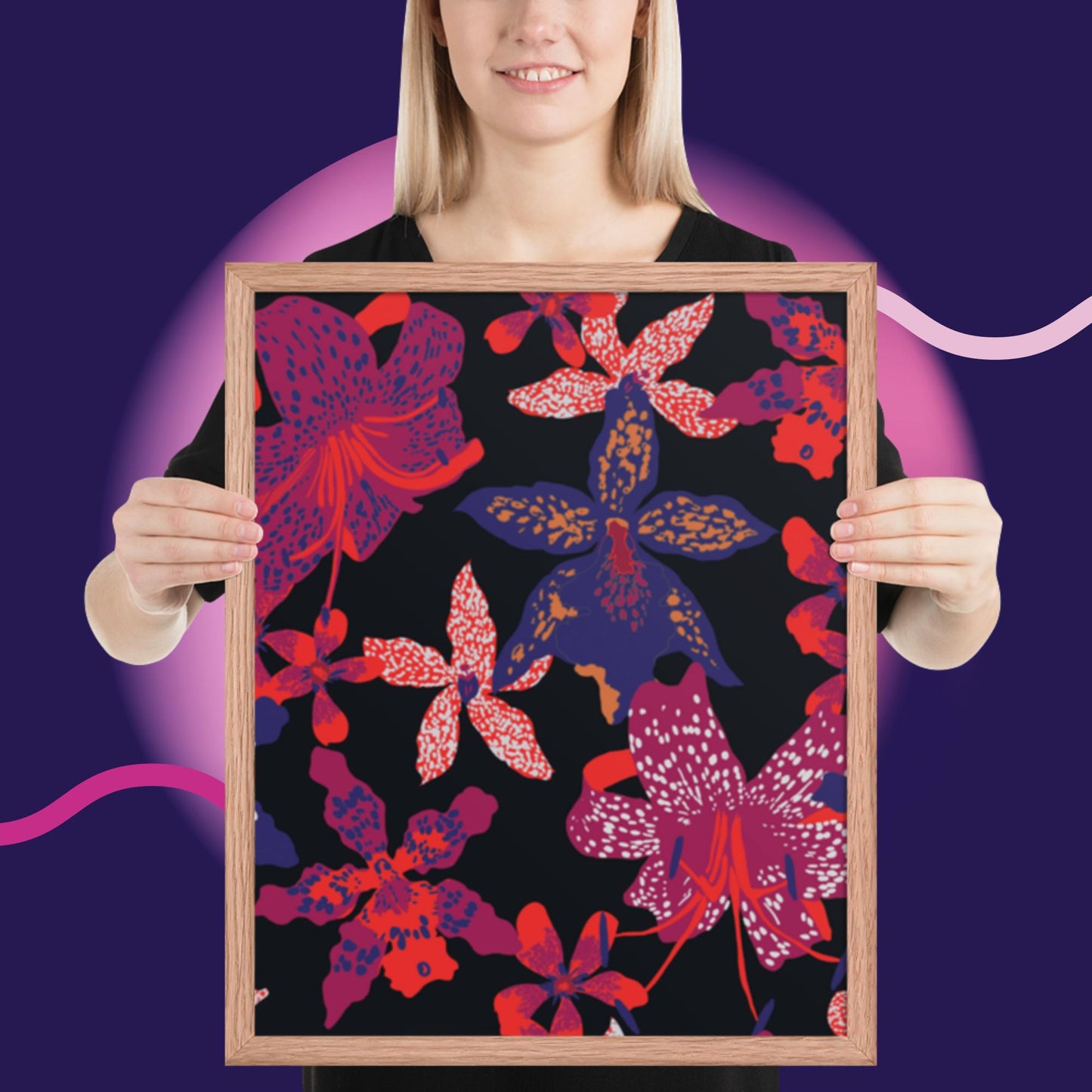 Pattern Art Framed Poster 98