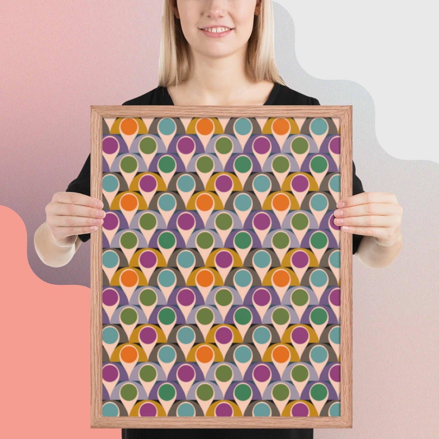 Pattern Art Framed Poster 99