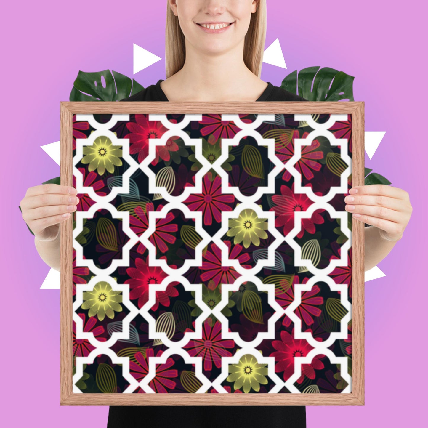 Pattern Art Framed Poster 15