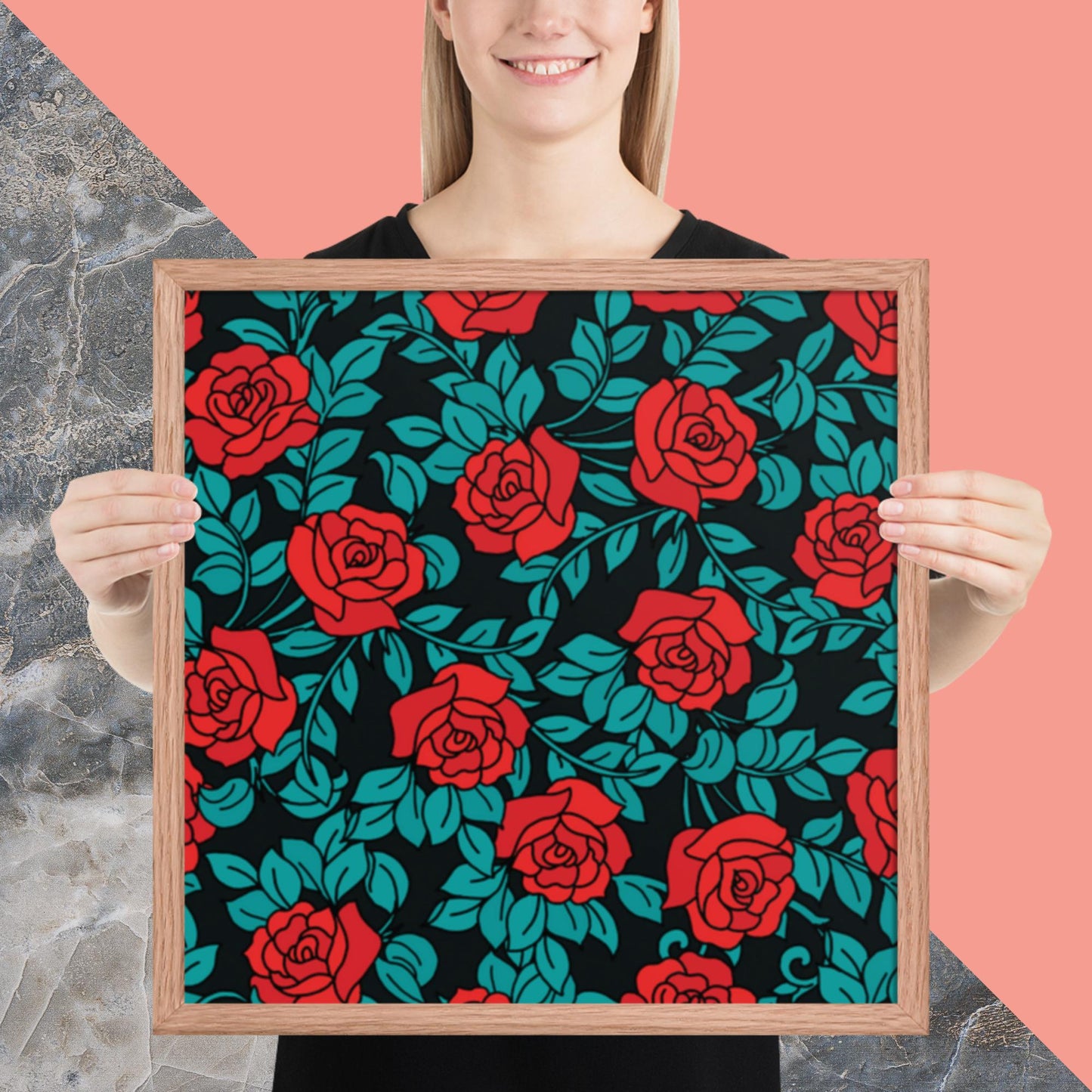 Pattern Art Framed Poster 49
