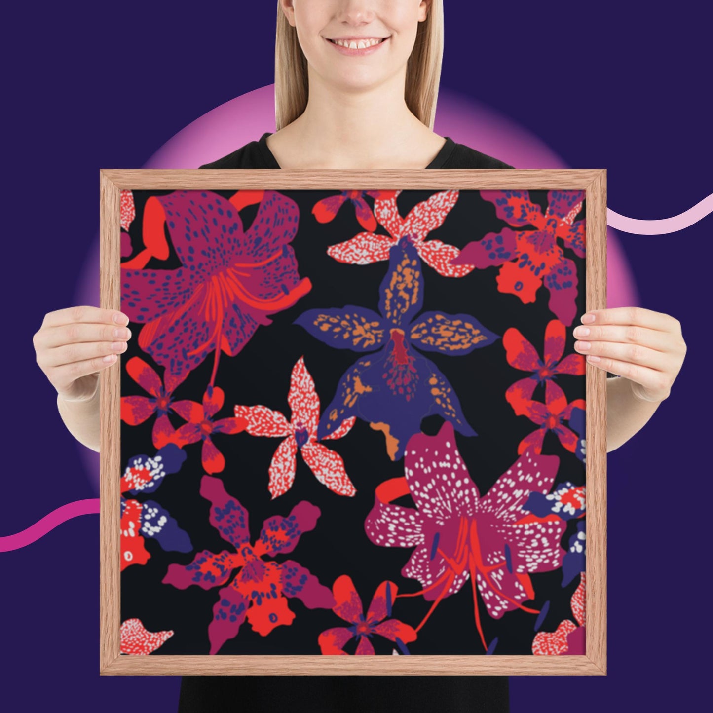 Pattern Art Framed Poster 98