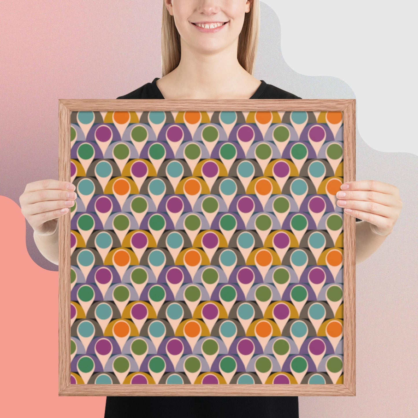 Pattern Art Framed Poster 99