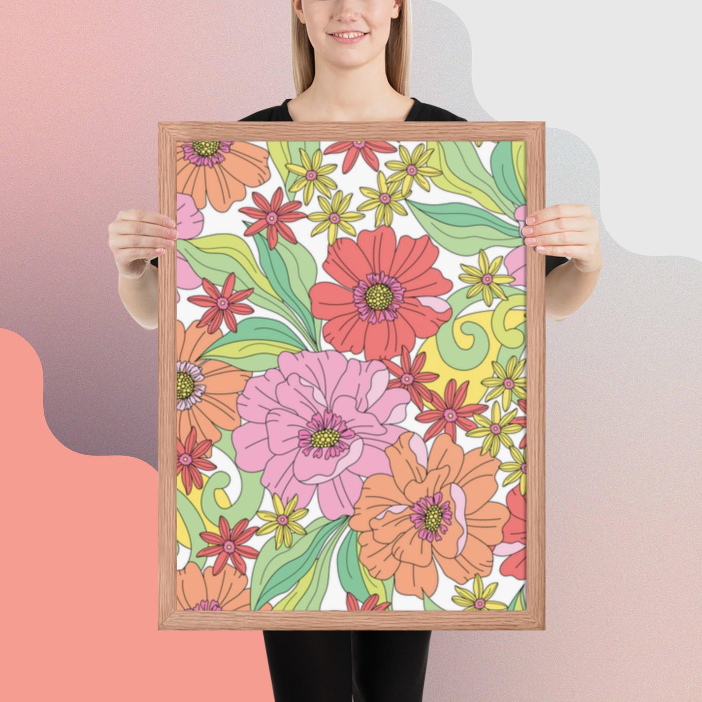 Pattern Art Framed Poster 7