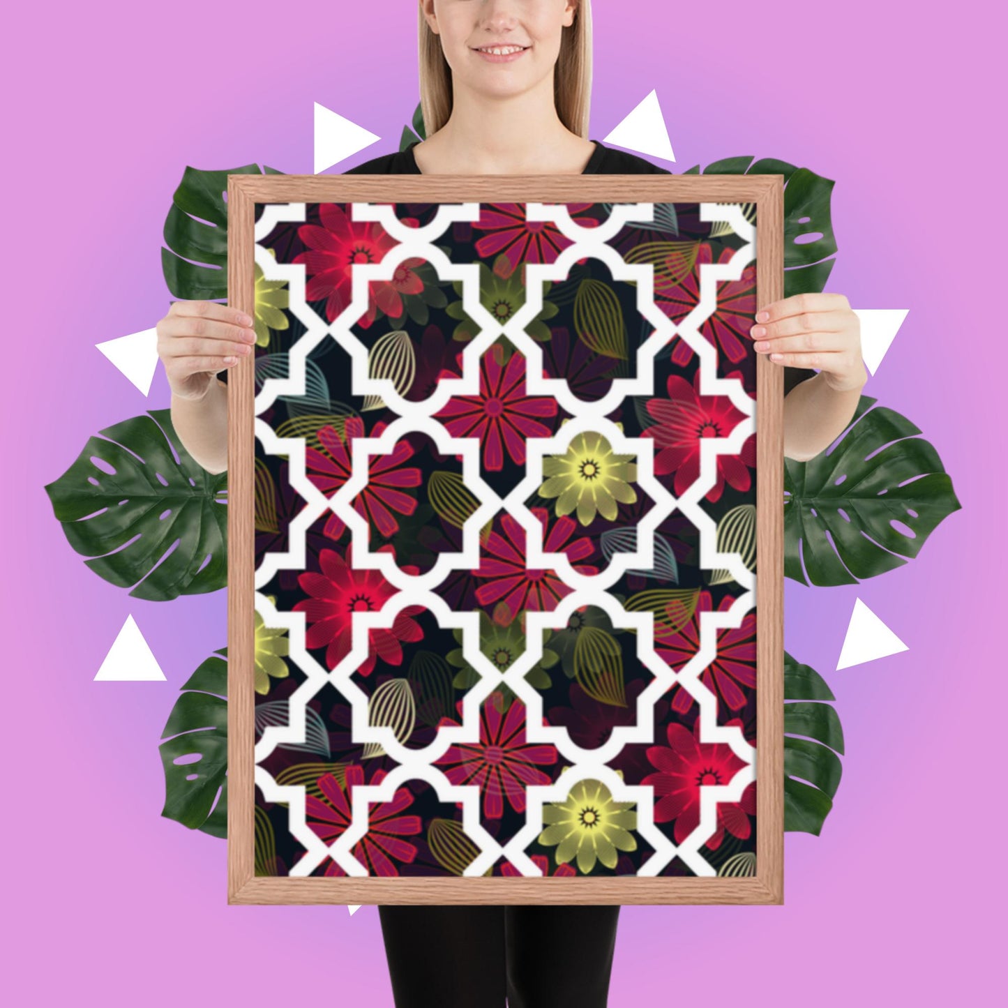 Pattern Art Framed Poster 15