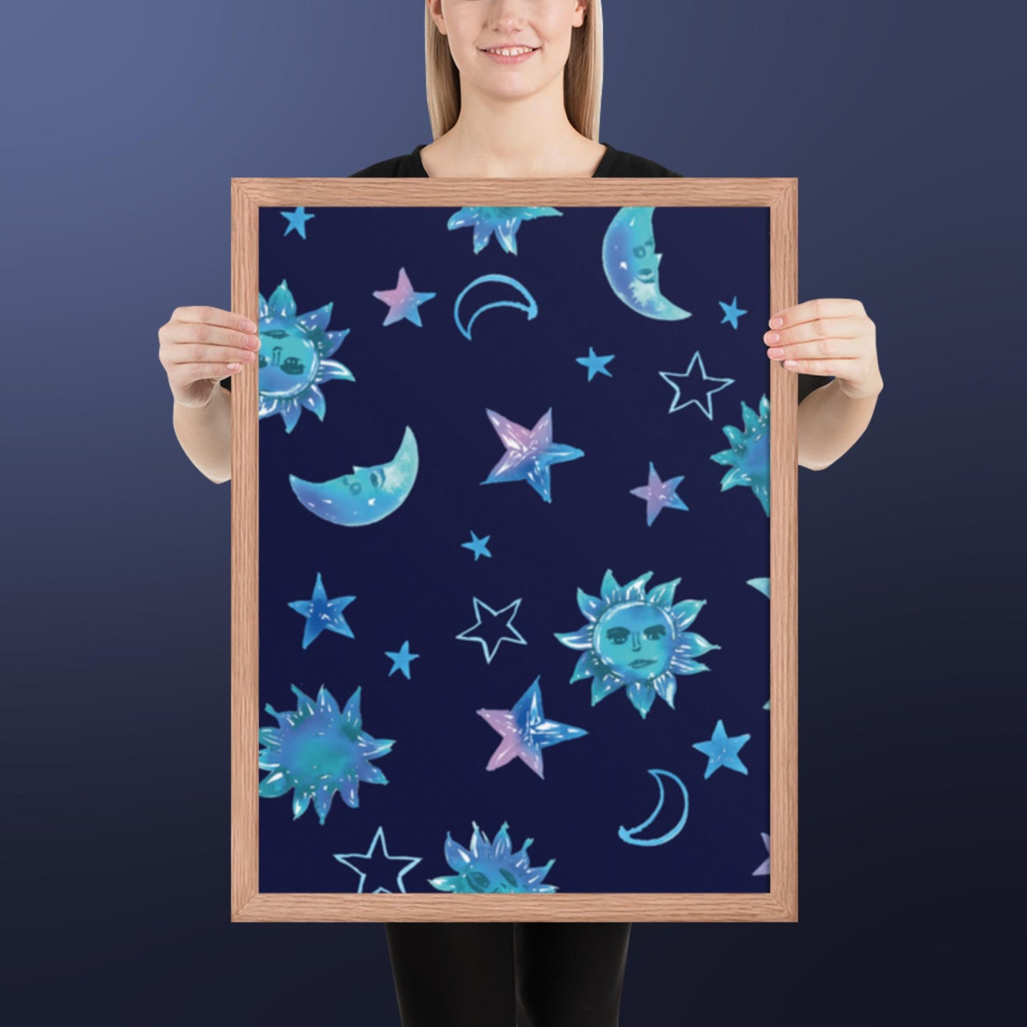 Pattern Art Framed Poster 48