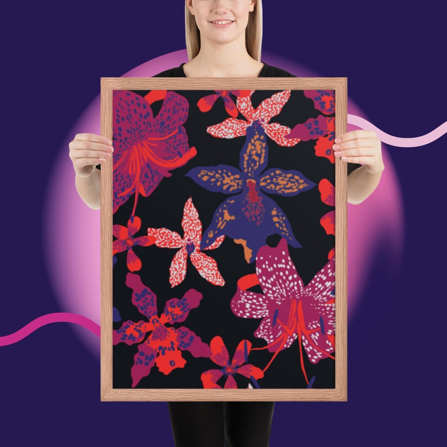Pattern Art Framed Poster 98