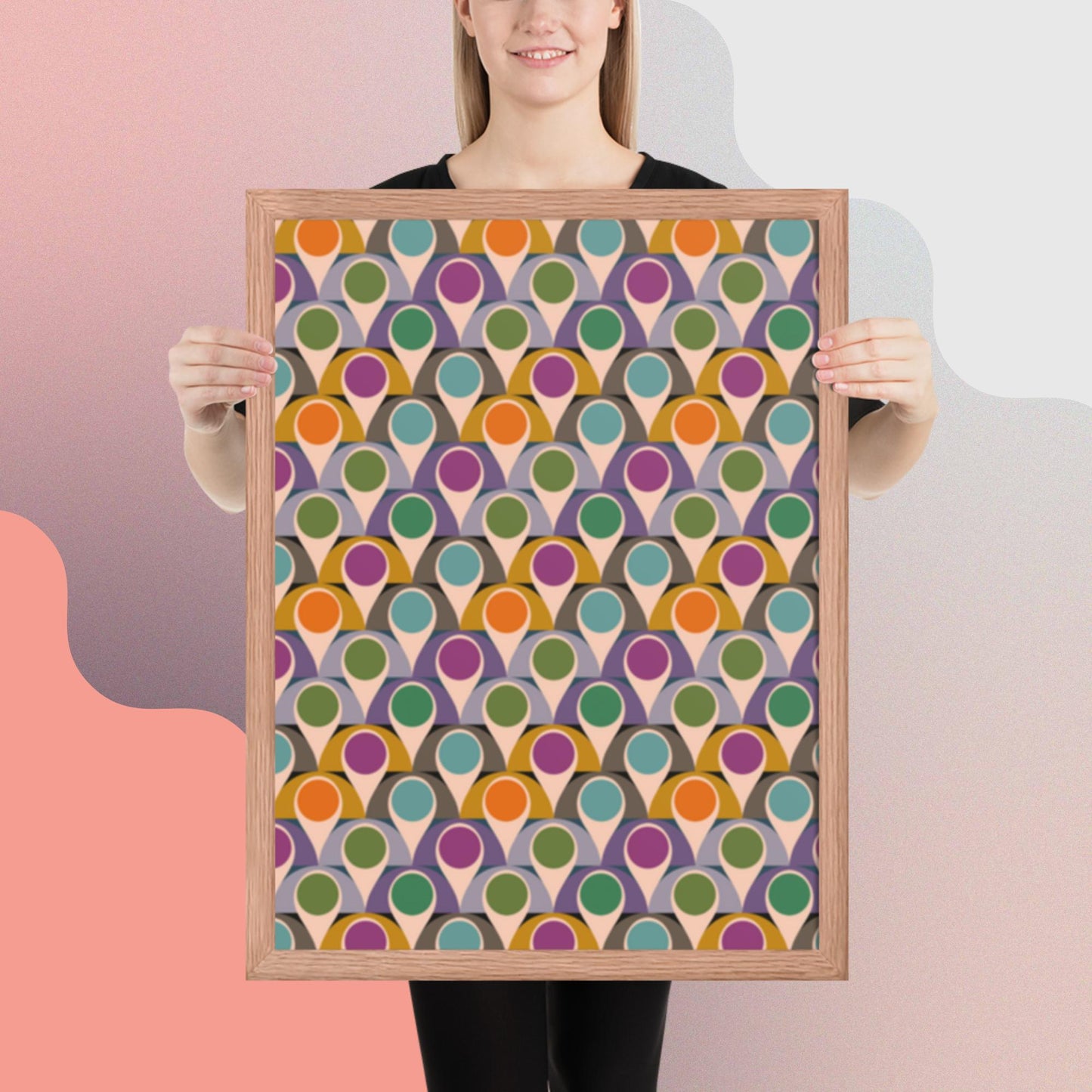Pattern Art Framed Poster 99