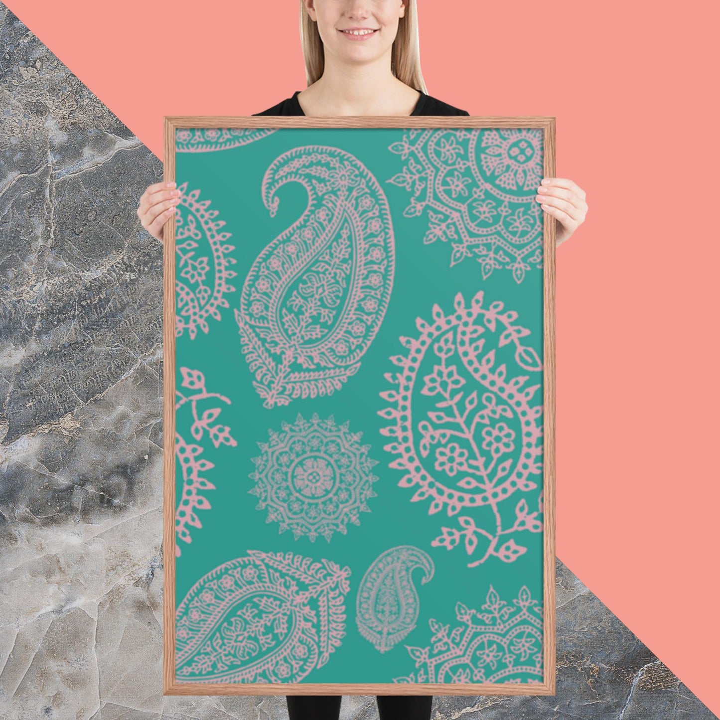 Pattern Art Framed Poster 1