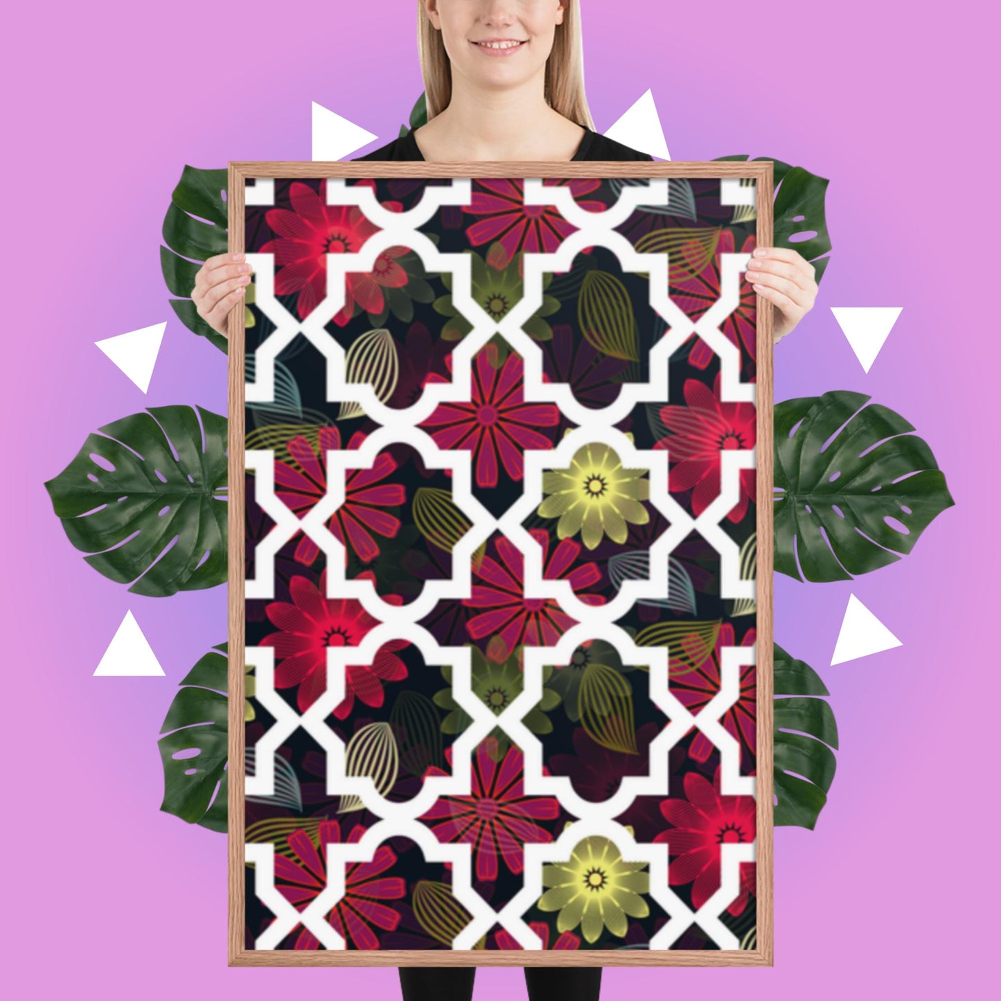 Pattern Art Framed Poster 15