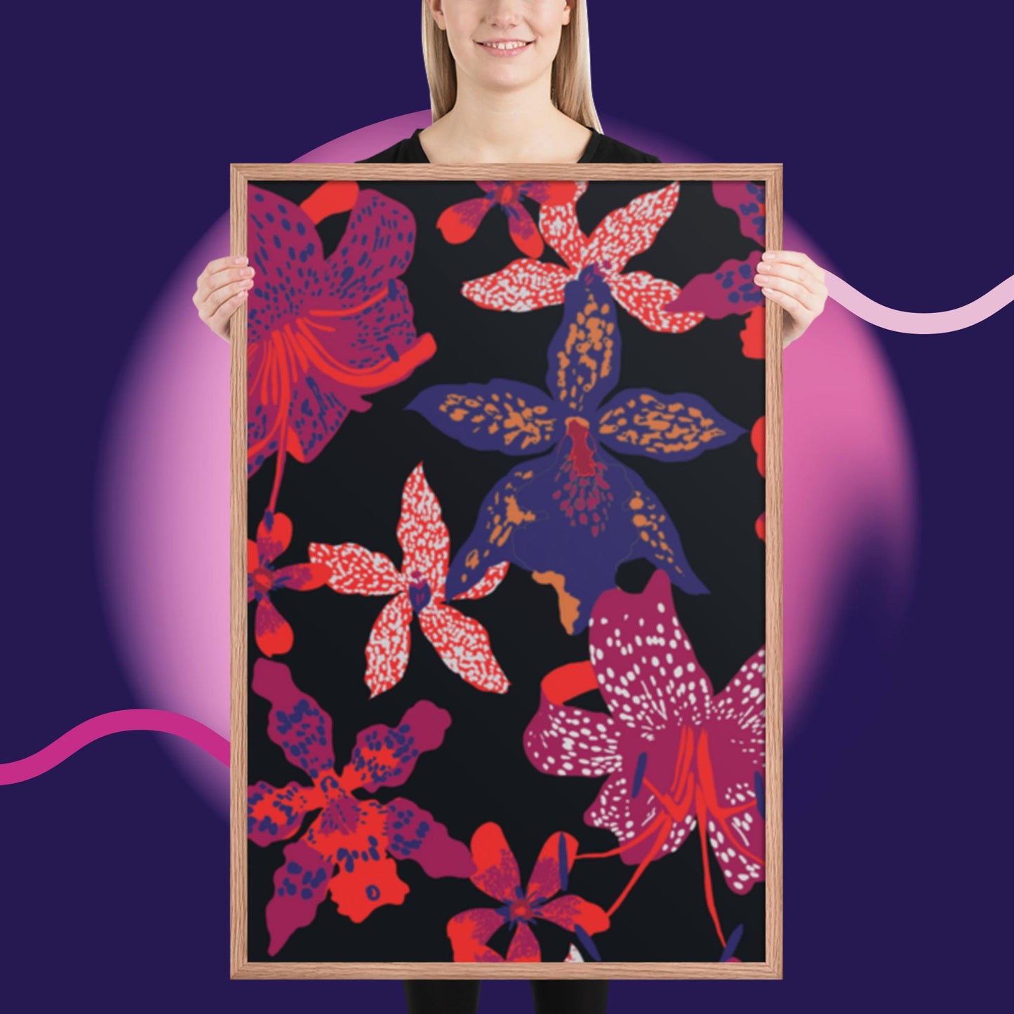 Pattern Art Framed Poster 98