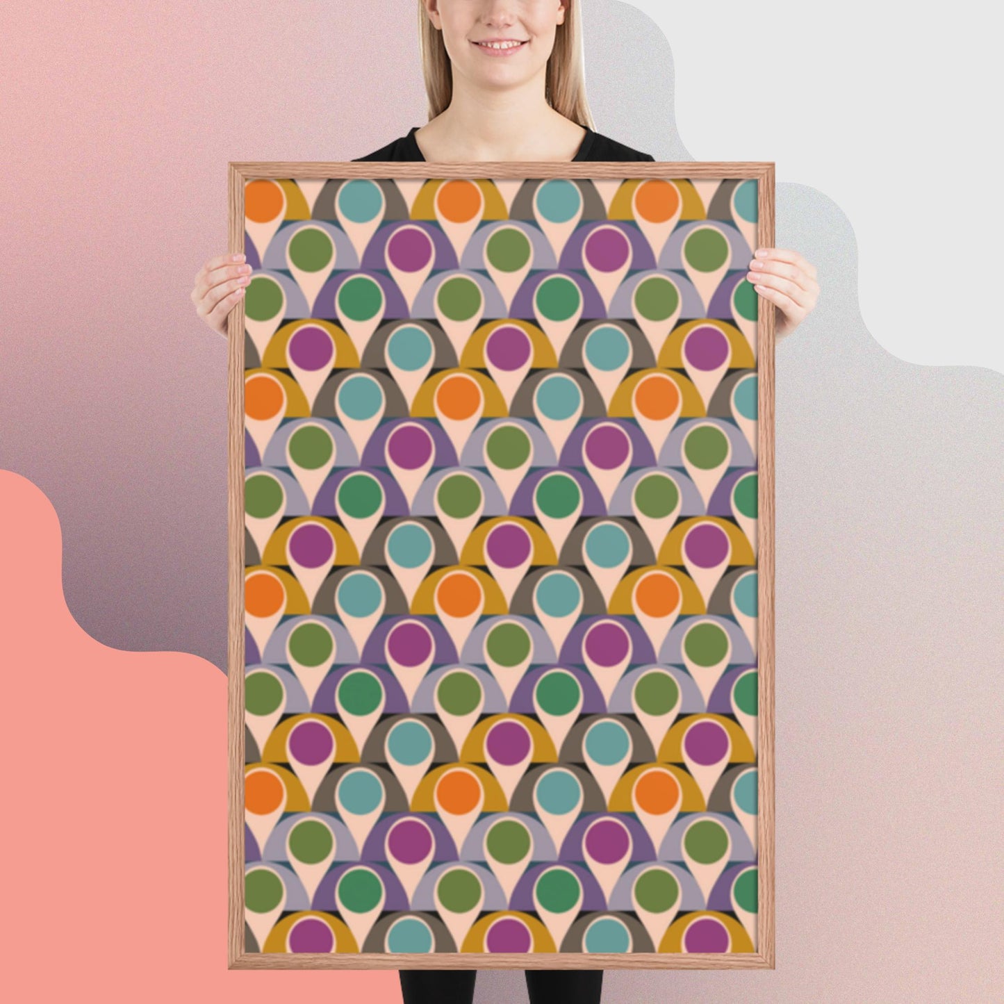 Pattern Art Framed Poster 99