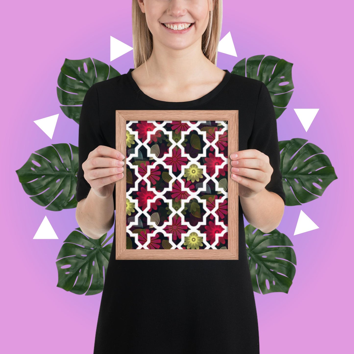 Pattern Art Framed Poster 15