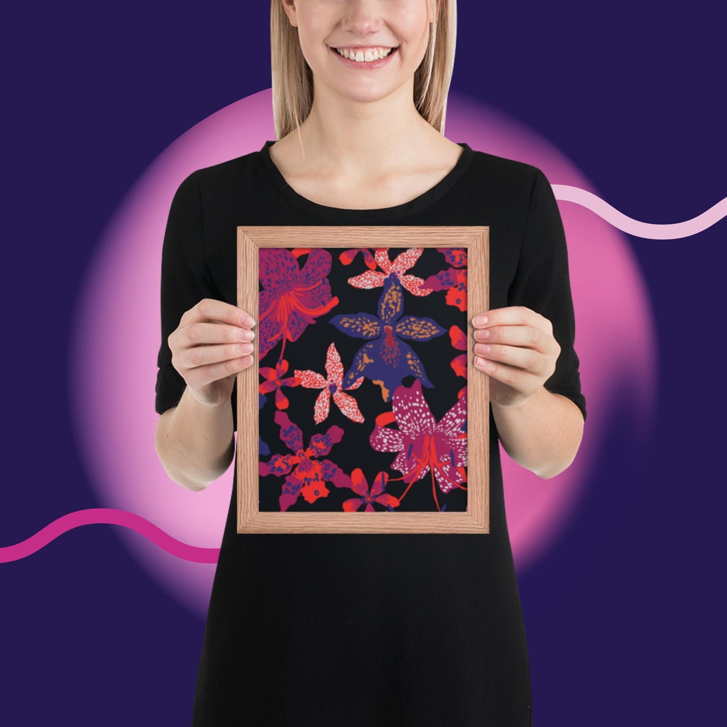 Pattern Art Framed Poster 98