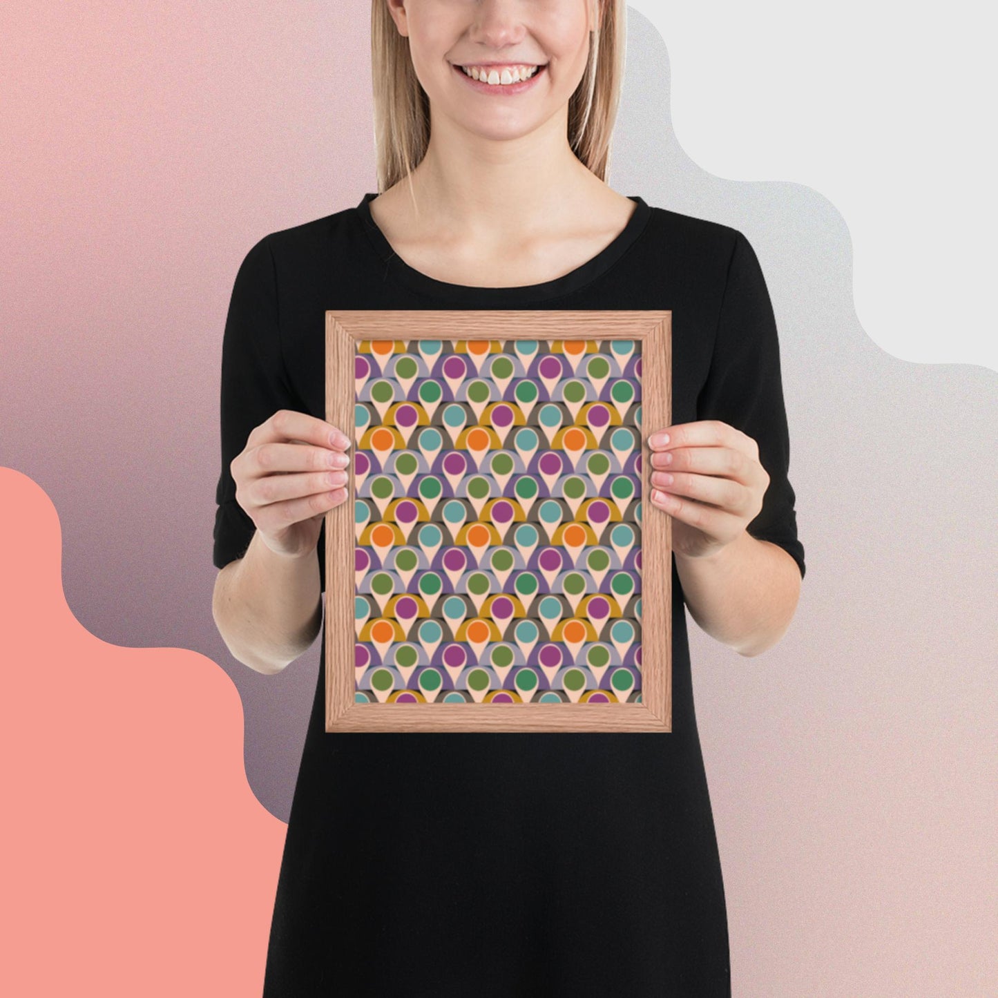Pattern Art Framed Poster 99