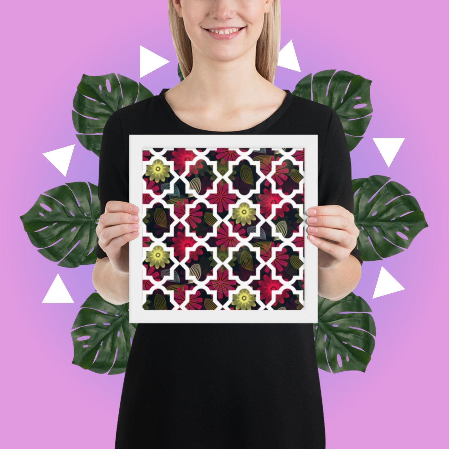 Pattern Art Framed Poster 15