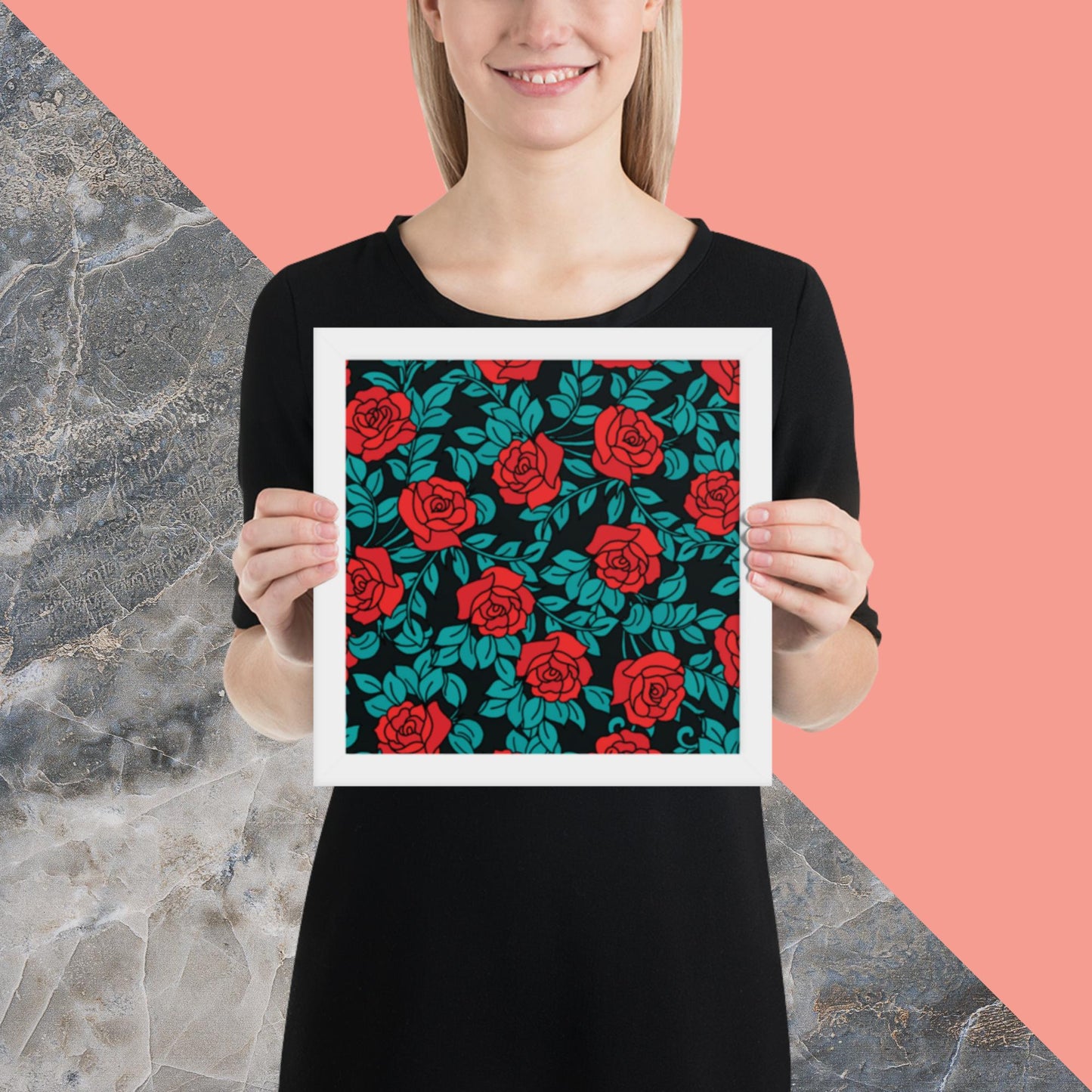 Pattern Art Framed Poster 49