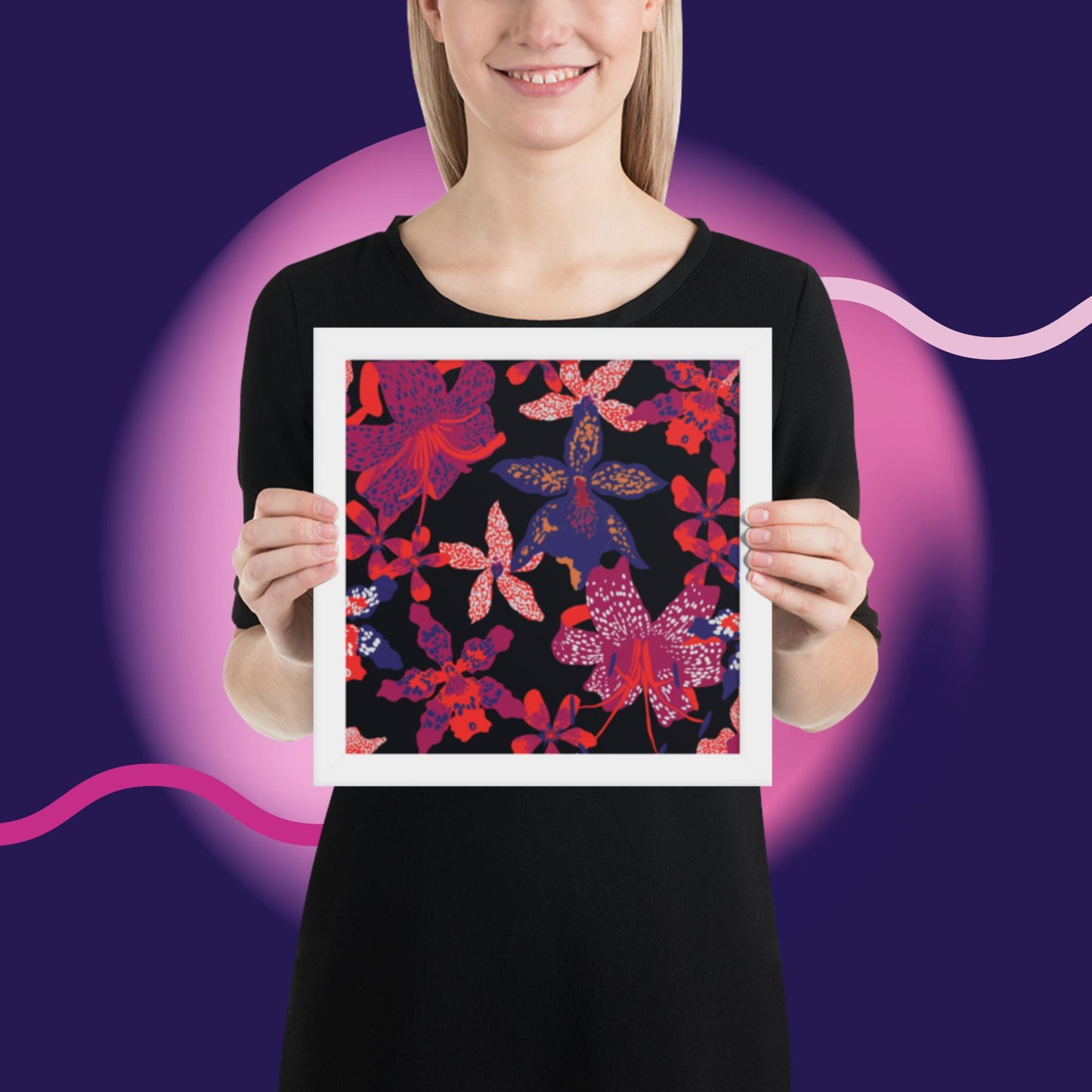 Pattern Art Framed Poster 98