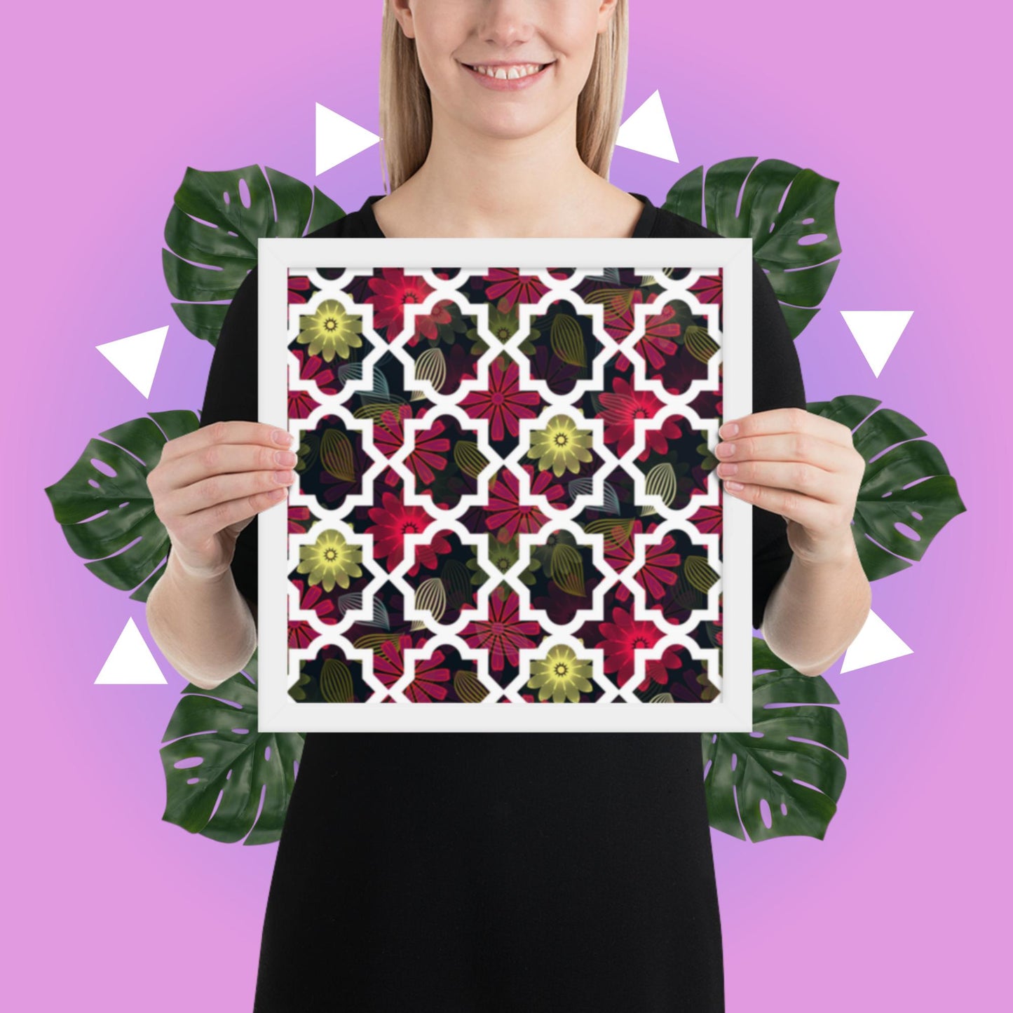 Pattern Art Framed Poster 15