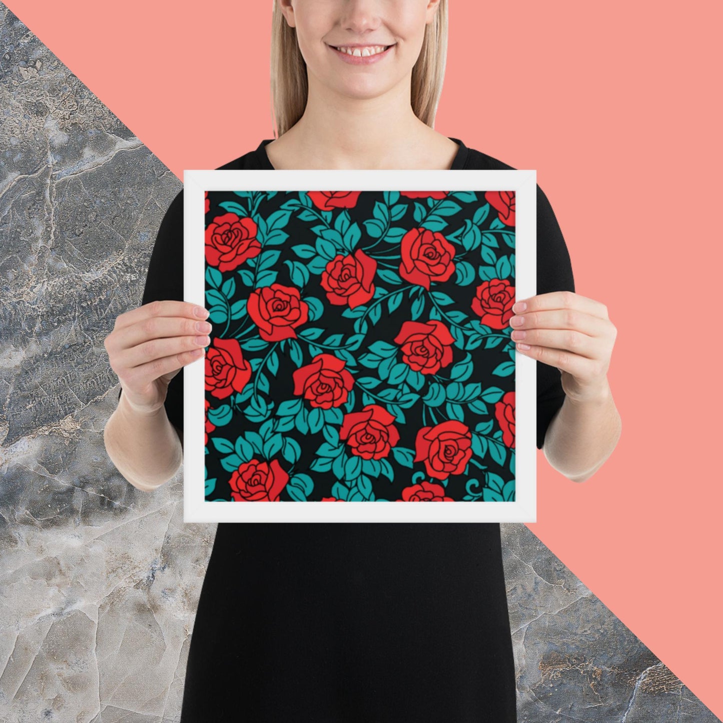 Pattern Art Framed Poster 49