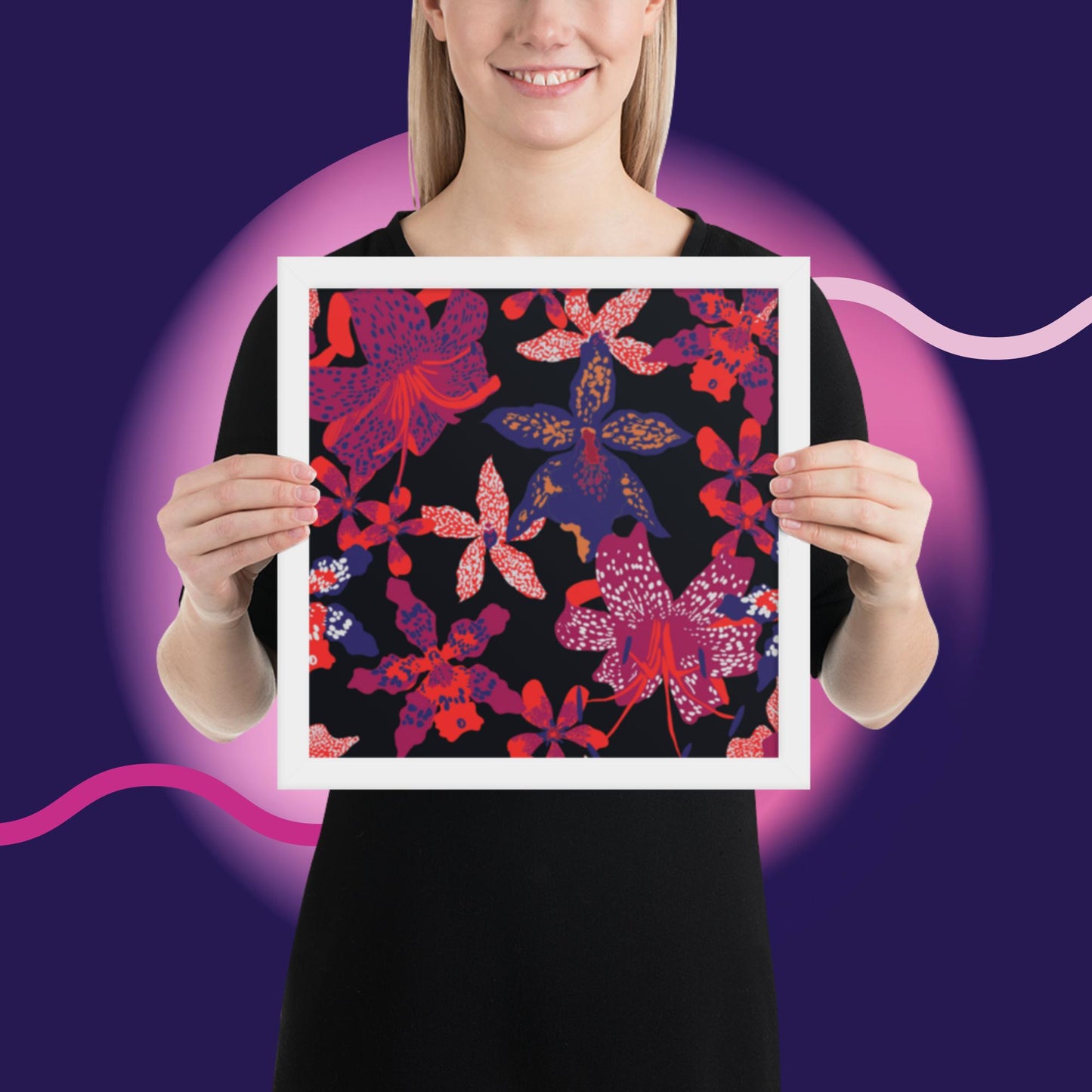 Pattern Art Framed Poster 98