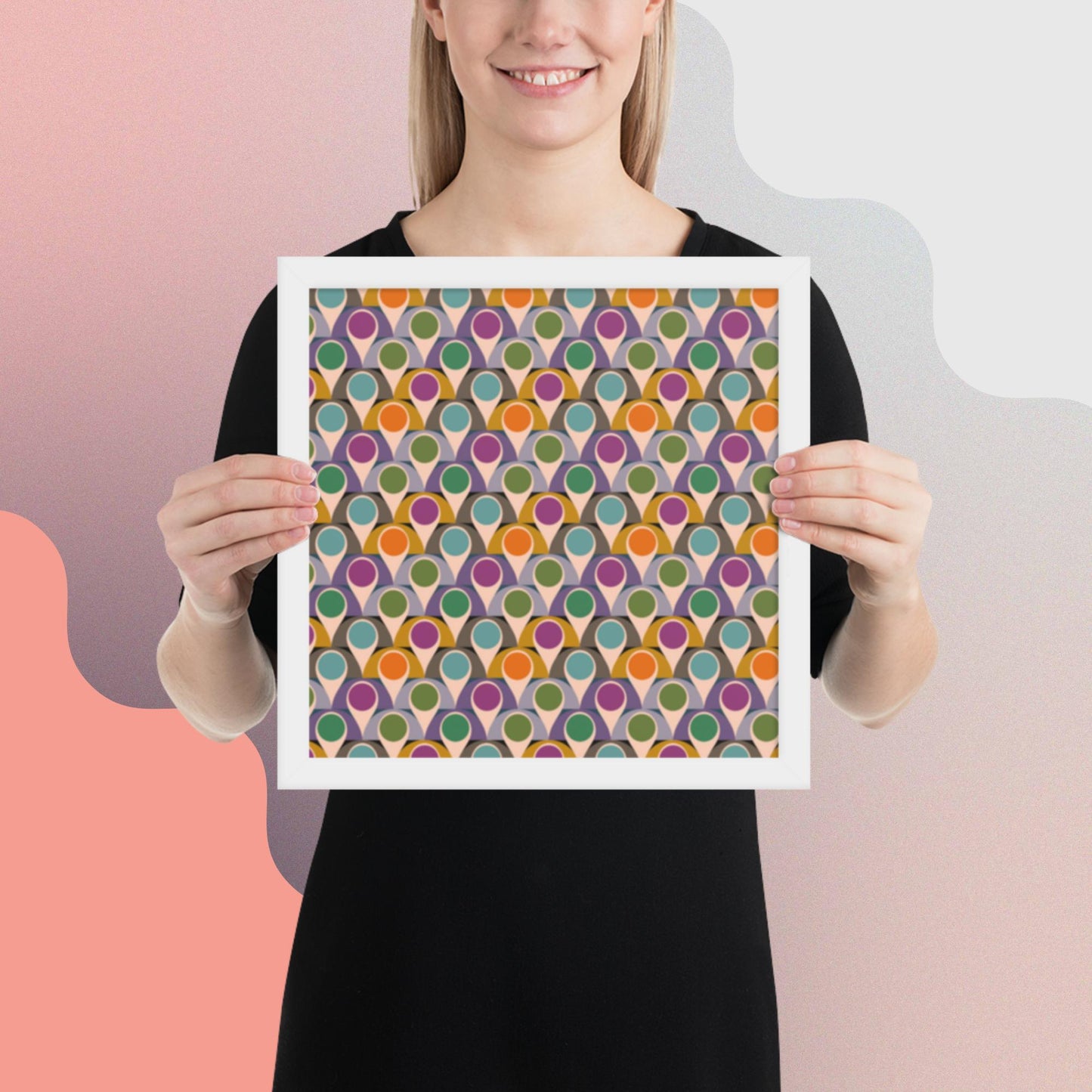 Pattern Art Framed Poster 99