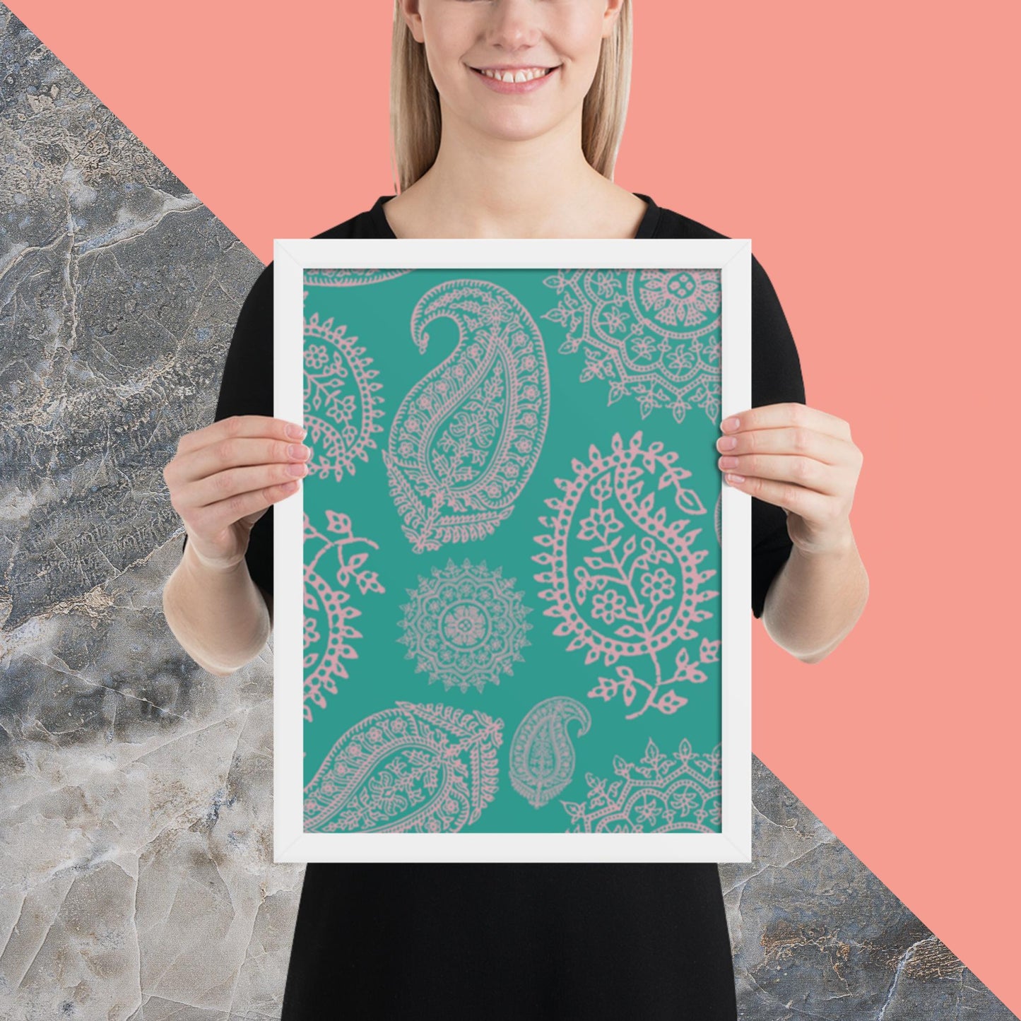 Pattern Art Framed Poster 1